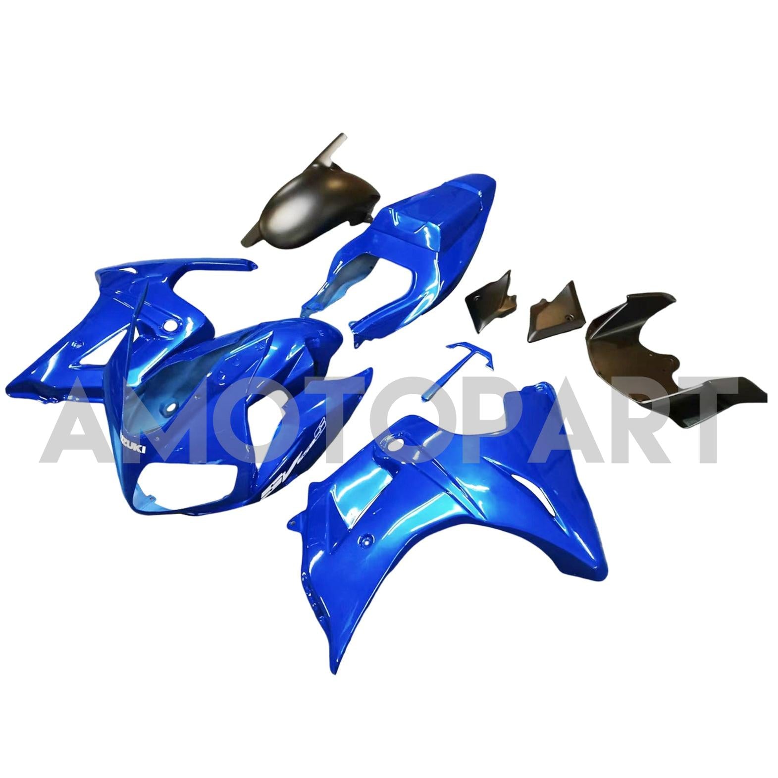 Amotopart 2003-2013 SV650 Suzuki Dark Blue Fairing Kit