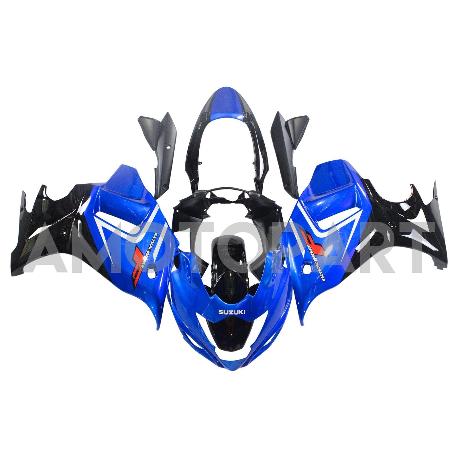 Amotopart Suzuki Katana GSX650F 2008-2013 Glossy Blue Fairing Kit