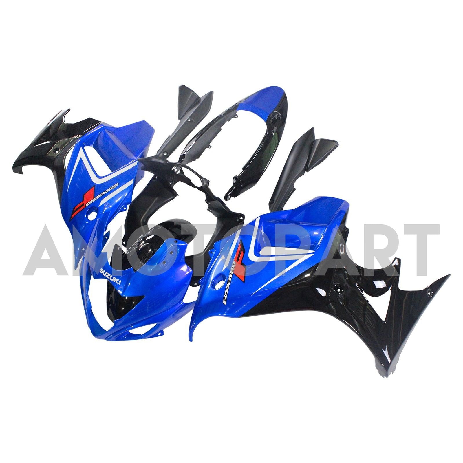 Amotopart Suzuki Katana GSX650F 2008-2013 Glossy Blue Fairing Kit