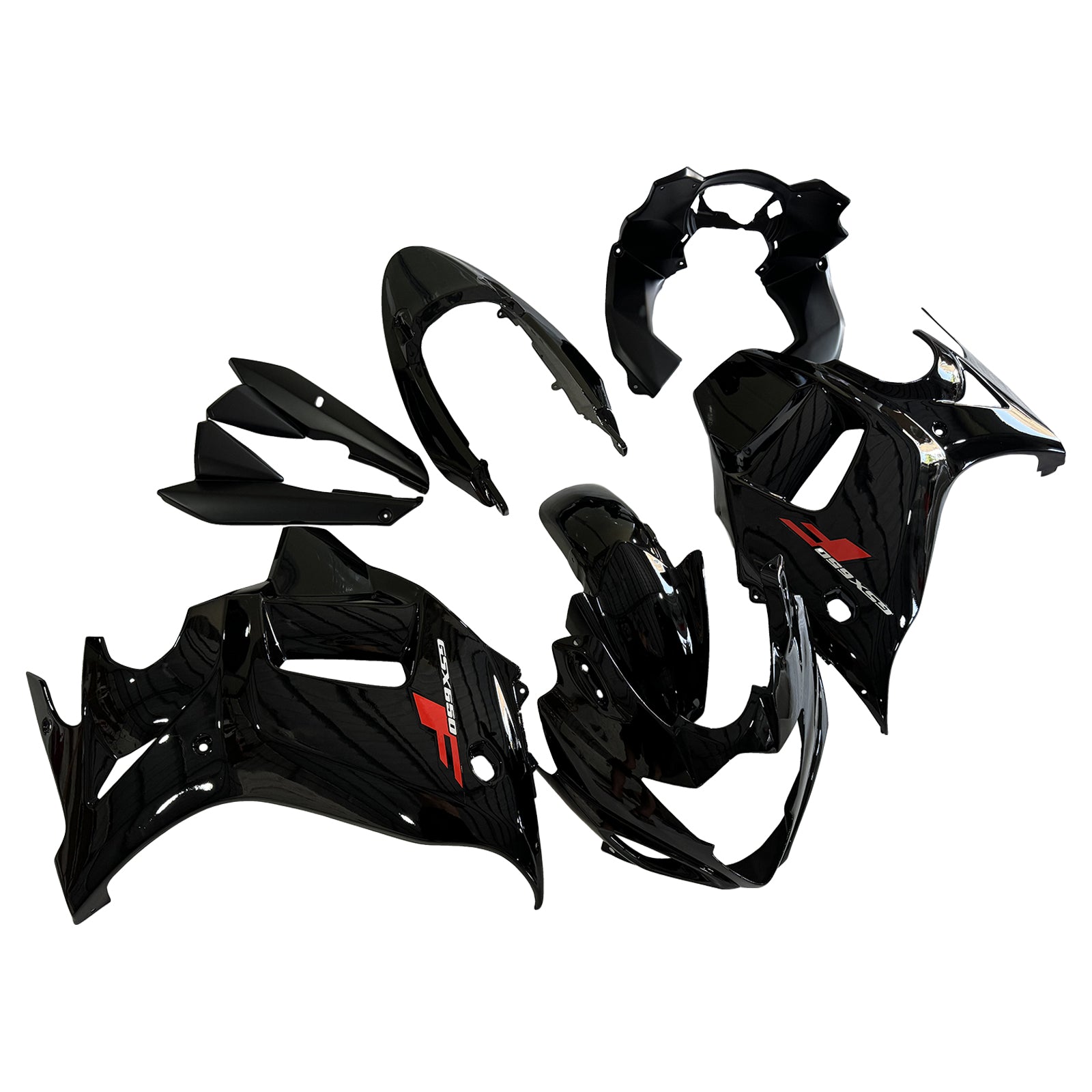 Amotopart Suzuki Katana GSX650F 2008-2013 Black Fairing Kit