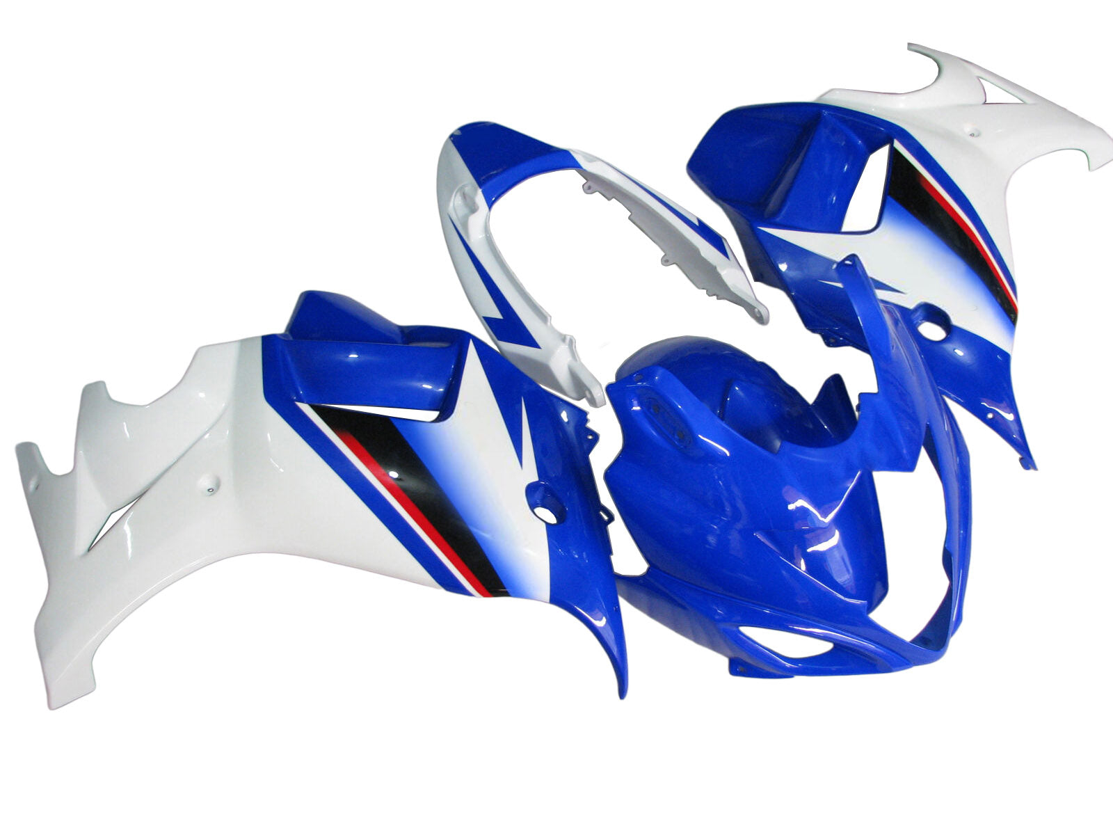 Amotopart スズキ カタナ GSX650F 2008-2013 ブルー&ホワイト フェアリングキット