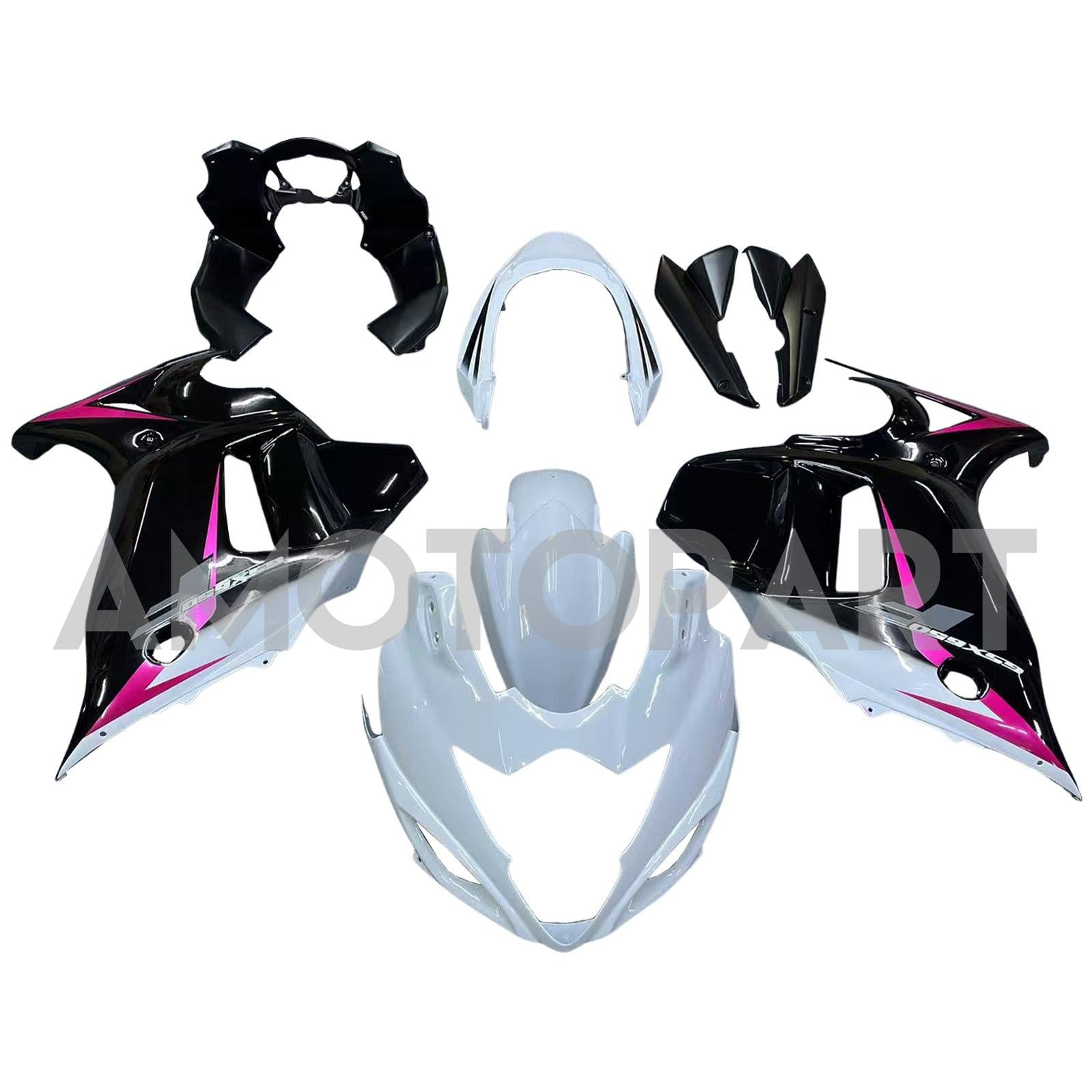 Amotopart 2008-2013 GSX650F Katana Suzuki Black&Pink Fairing Kit