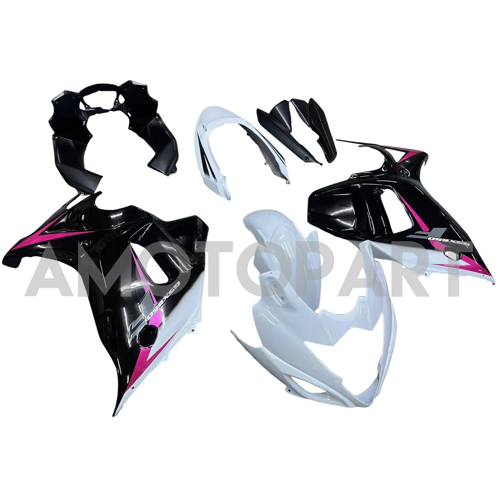 Amotopart 2008-2013 GSX650F Katana Suzuki Black&Pink Fairing Kit