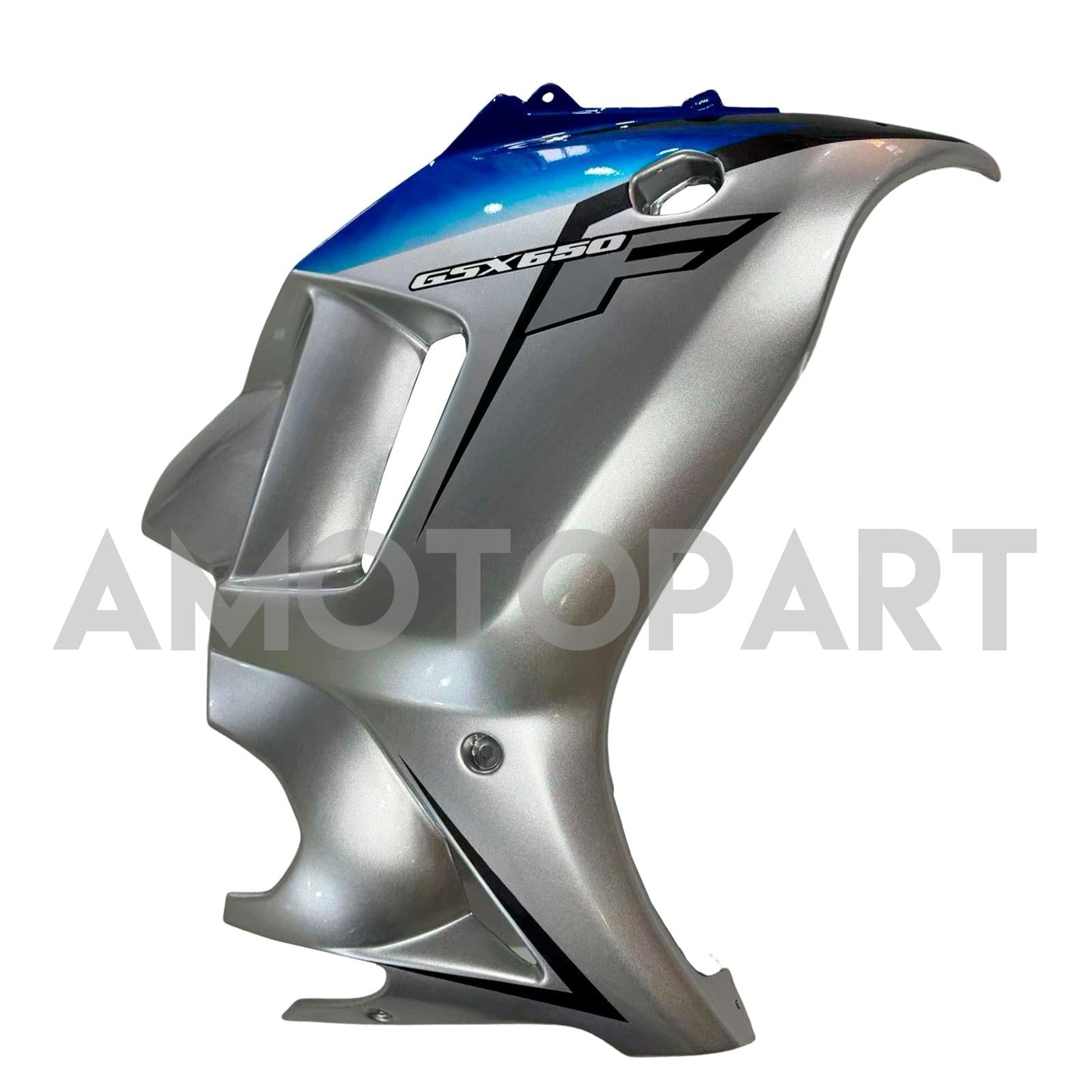 Amotopart 2008-2013 GSX650F Katana Suzuki Silver&Blue Fairing Kit