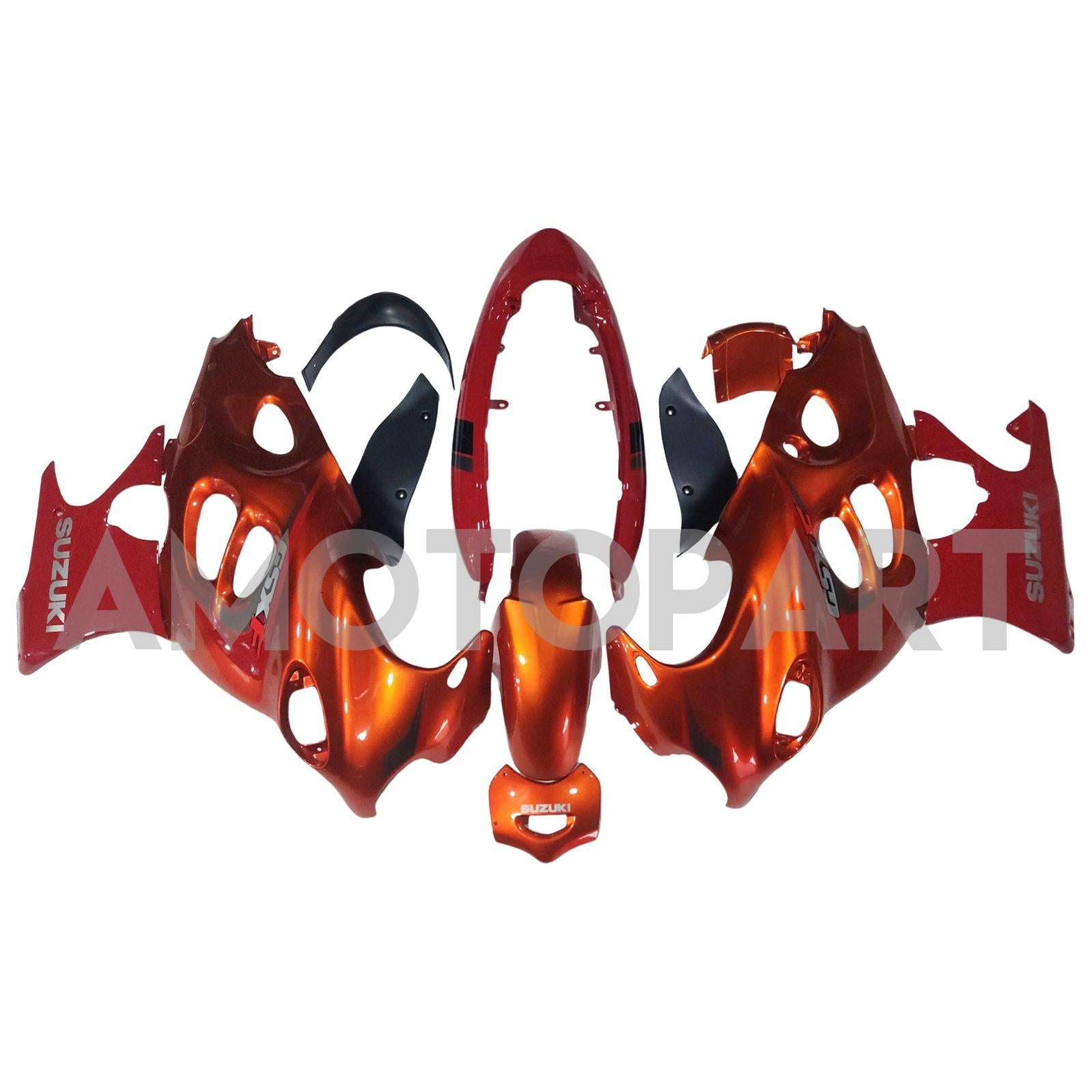 Amotopart 2003-2006 Suzuki Katana GSXF600/750 Fairing Red Kit