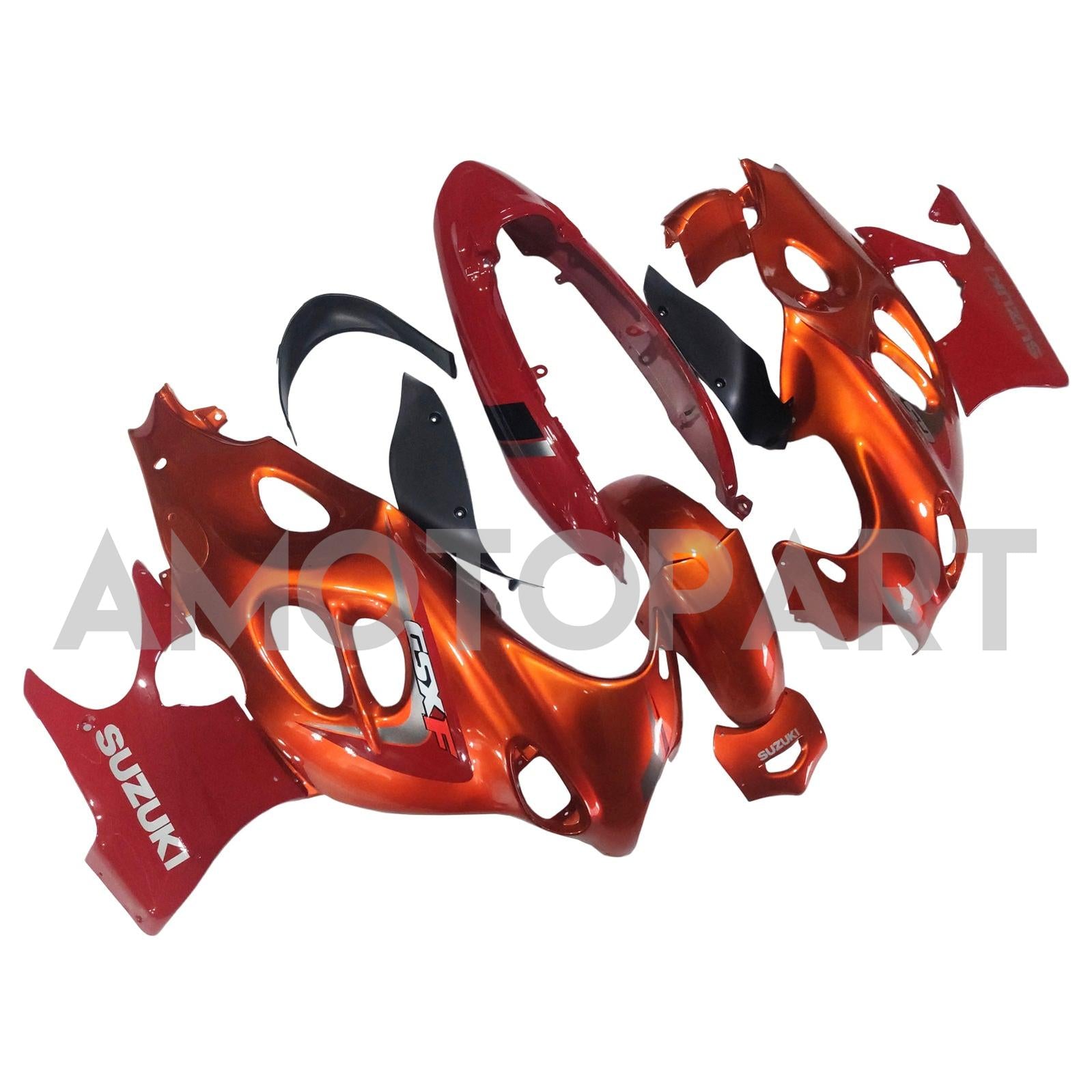 Amotopart 2003-2006 Suzuki Katana GSXF600/750 Fairing Red Kit