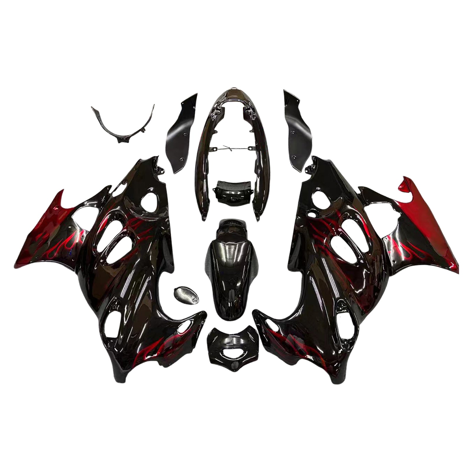 AMOTOPART 2003-2006スズキカタナGSXF600/750フェアリングレッド＆ブラックキット