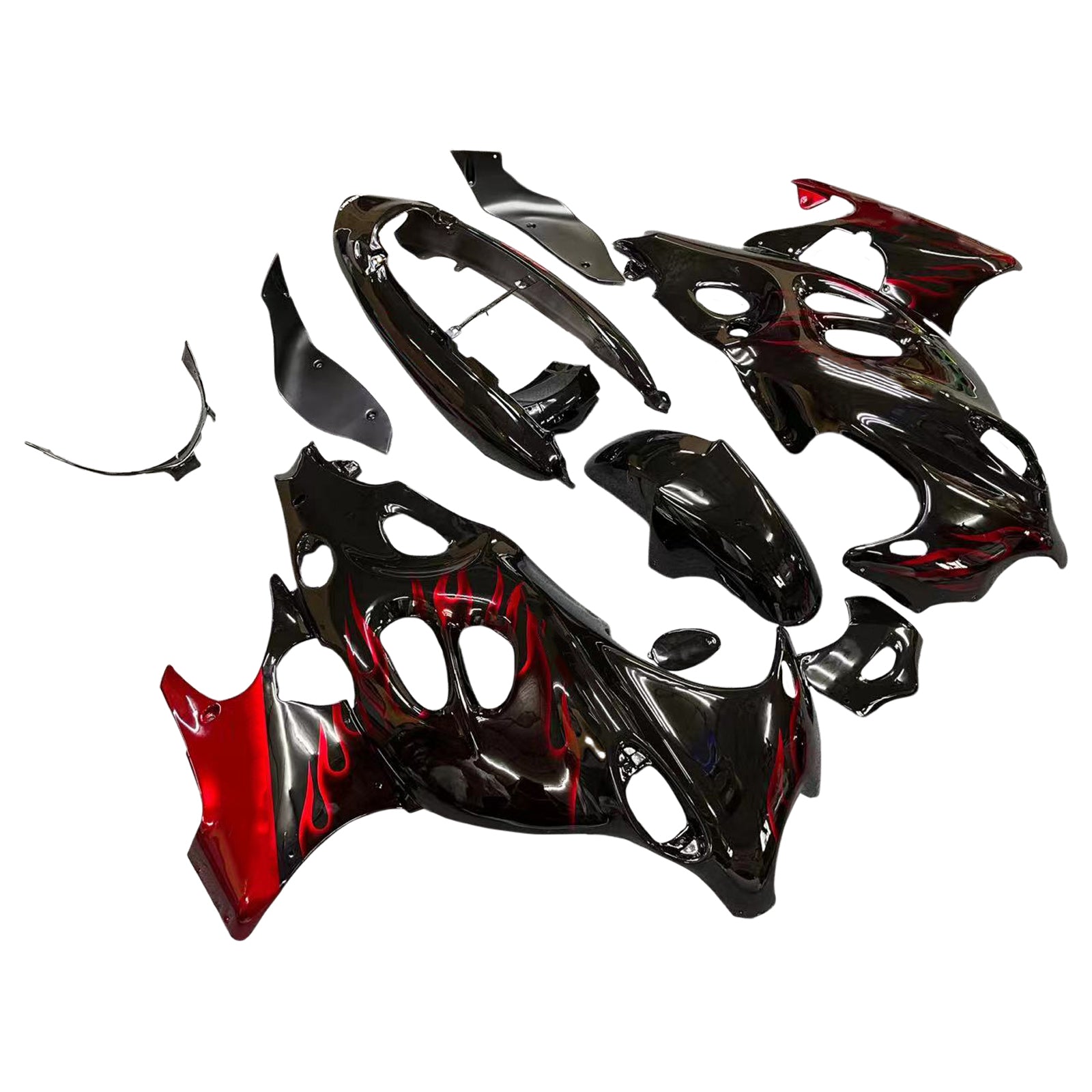 Amotopart 2003-2006 Suzuki Katana GSXF600/750 Fairing Red&Black Kit