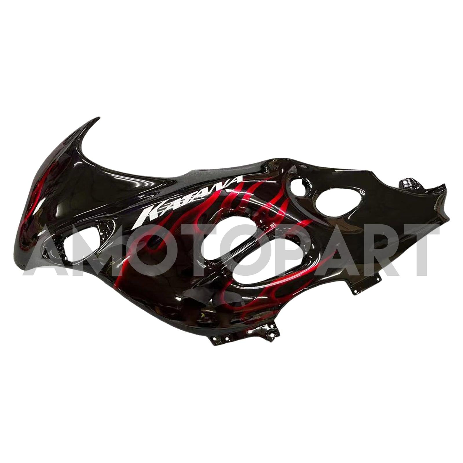 Amotopart 2003-2006 Suzuki Katana GSXF600/750 Fairing Red&Black Kit