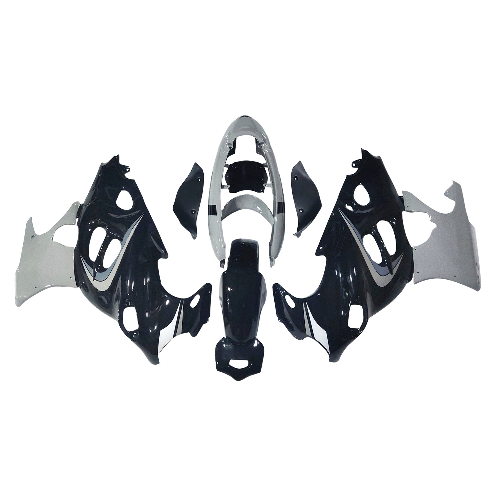 Amotopart 2003-2006 Suzuki Katana GSXF600/750 Fairing Grey&Black Kit