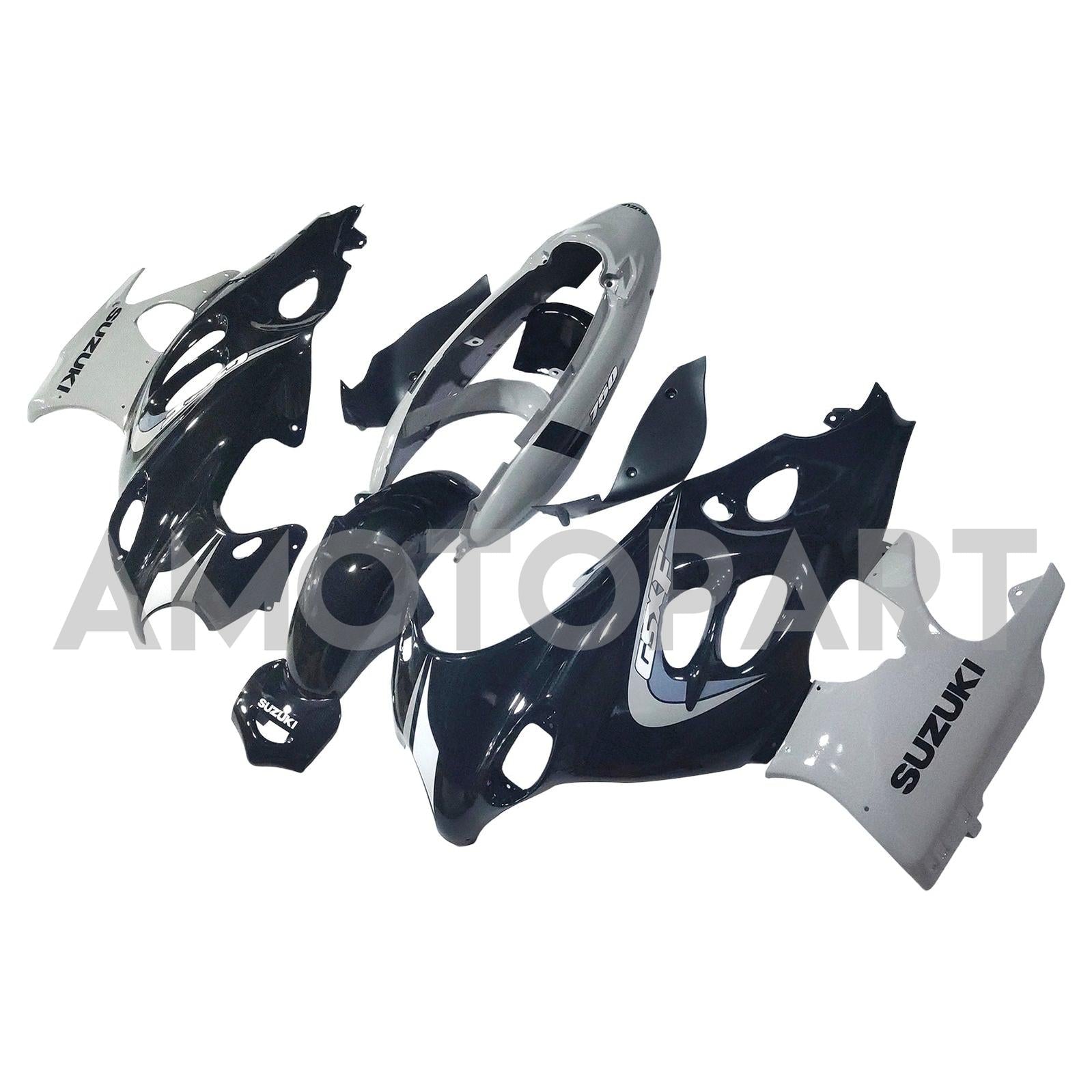 Amotopart 2003-2006 Suzuki Katana GSXF600/750 Fairing Grey&Black Kit