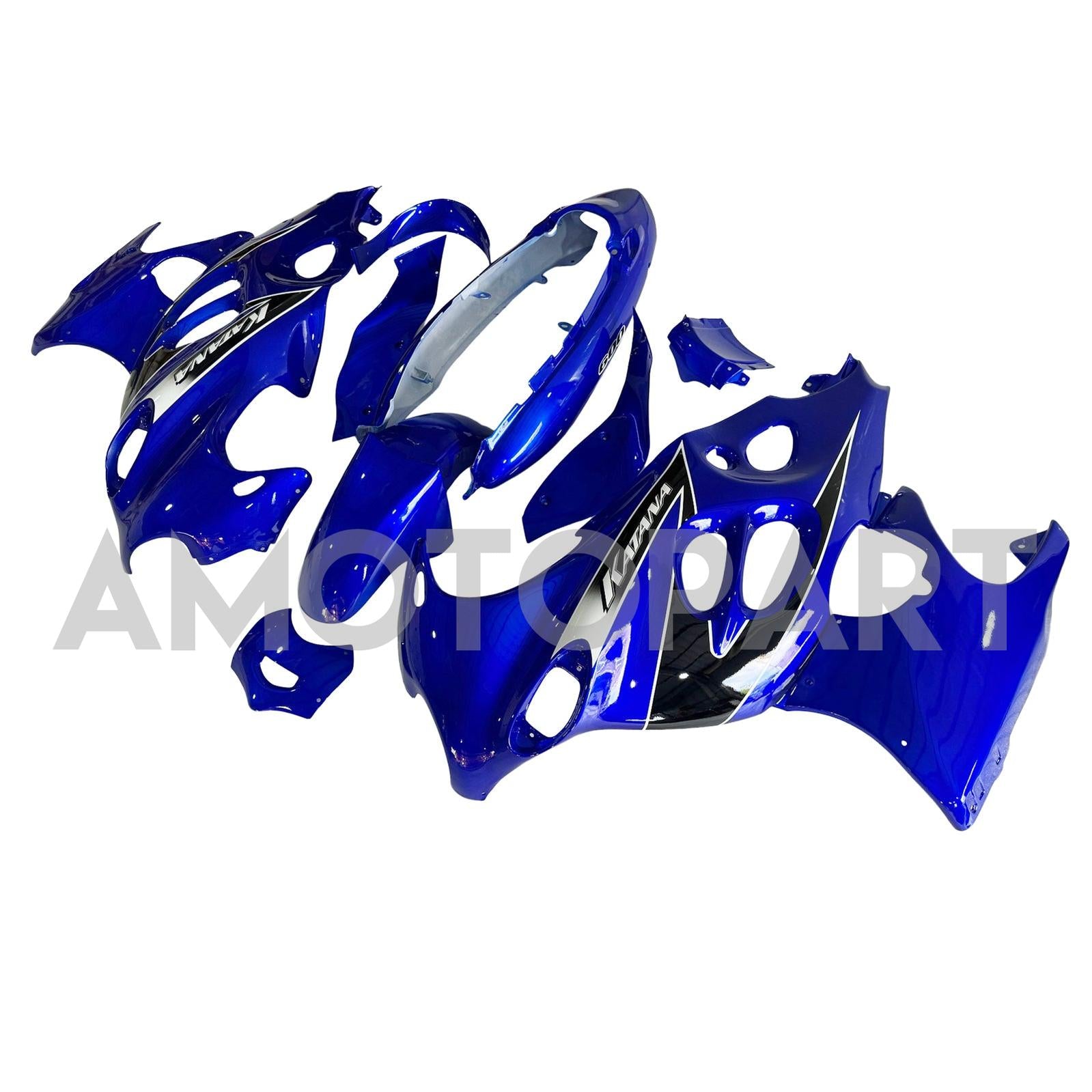 Amotopart 2003-2006 Suzuki Katana GSXF600/750 Fairing Blue Kit