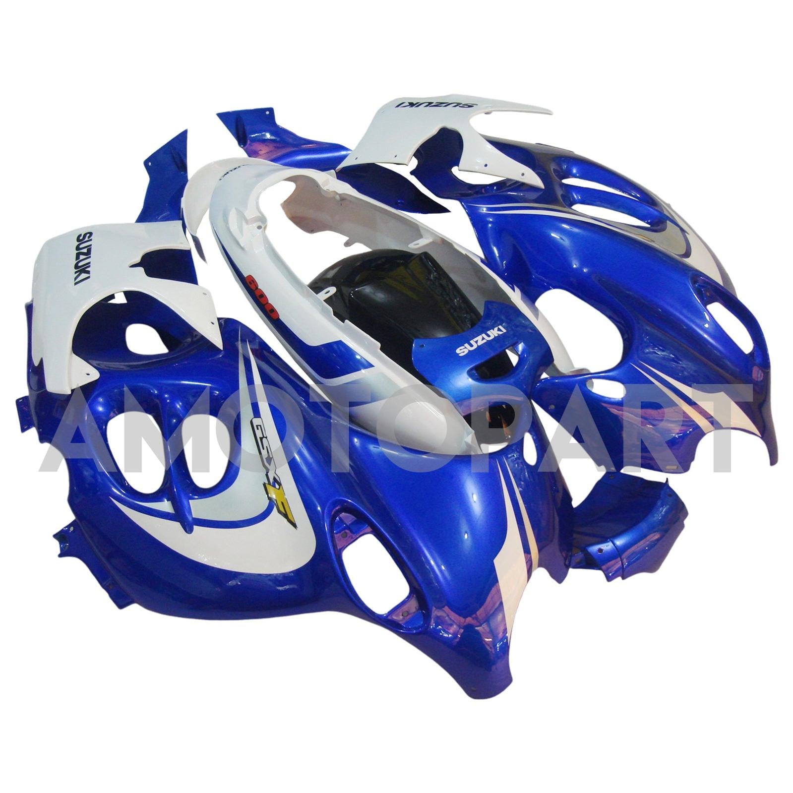 Amotopart Suzuki 2003-2006 Katana GSXF600/750 Blue White Fairing Kit
