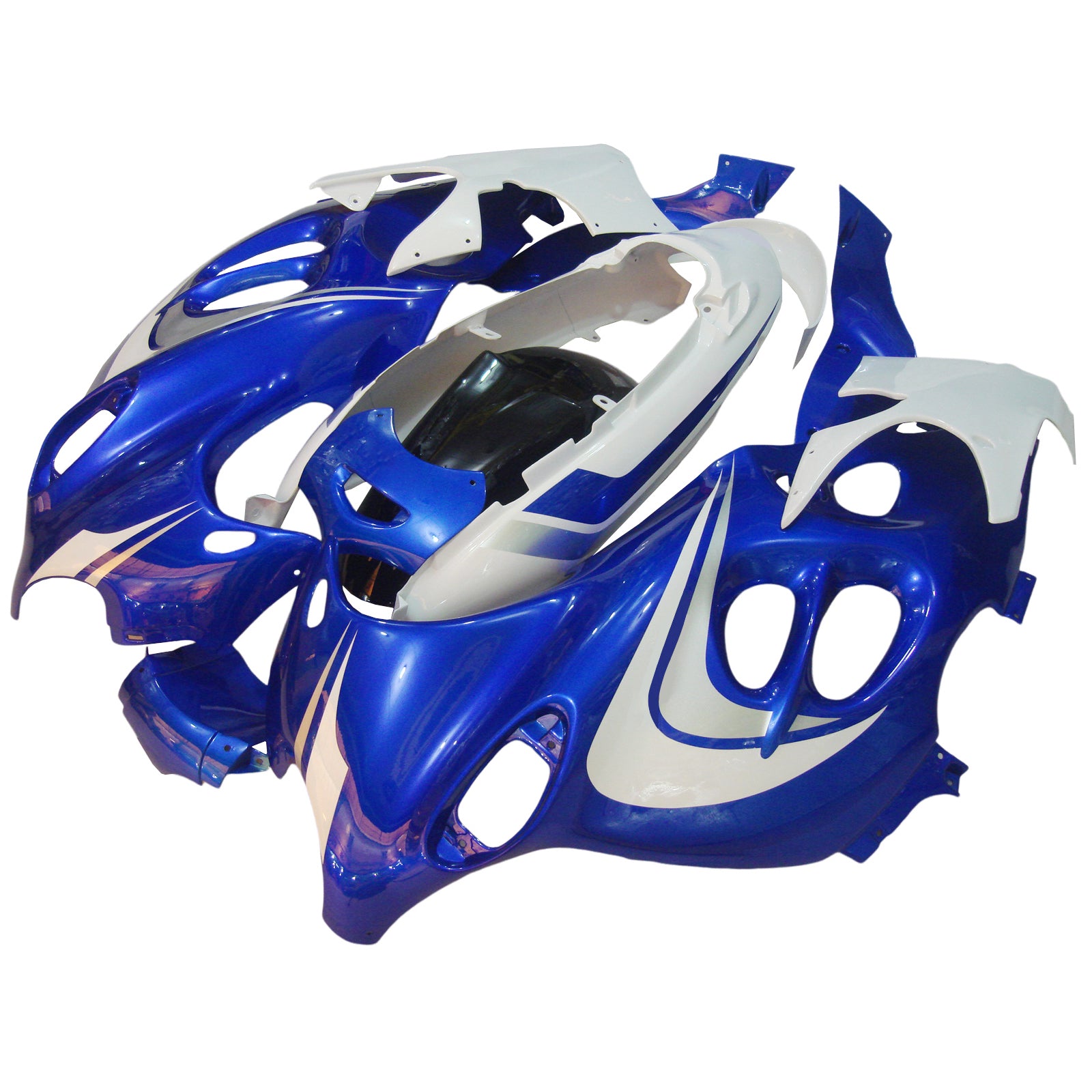 Amotopart Suzuki 2003-2006 Katana GSXF600/750 Blue White Fairing Kit