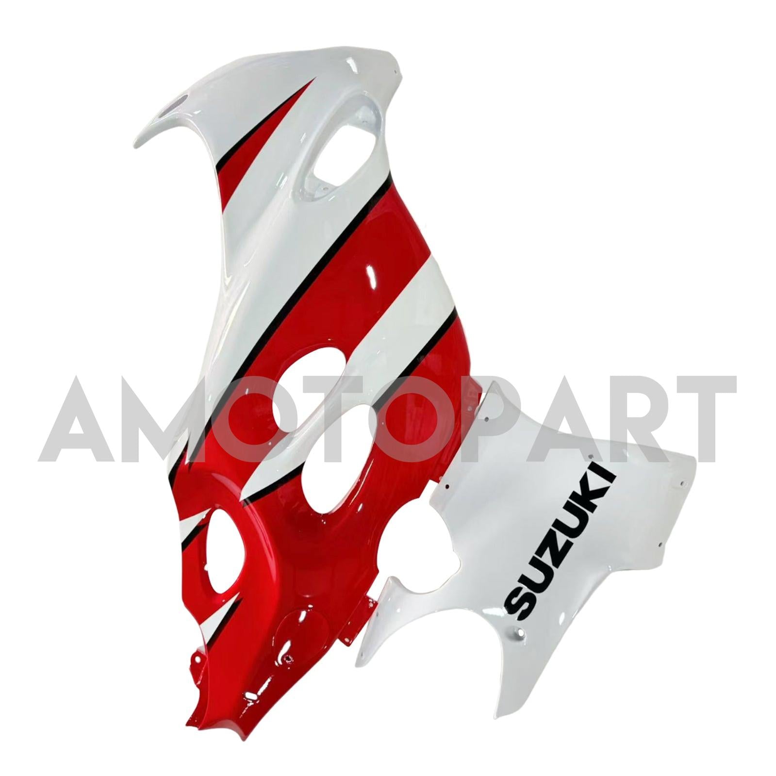 Amotopart Suzuki 2003-2006 Katana GSXF600/750 White Red Fairing Kit