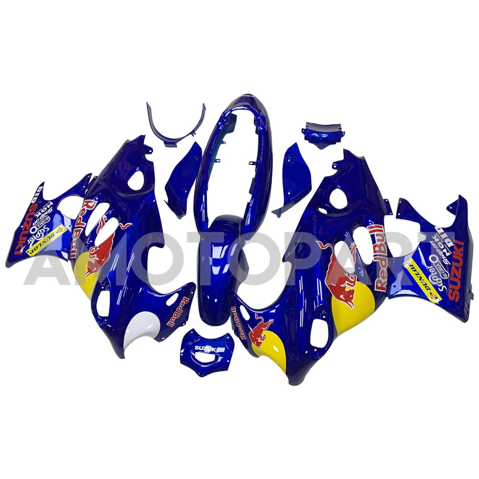 Amotopart 2003-2006 Suzuki Katana GSX600F GSX750F Gloss Blue Bull Fairing Kit