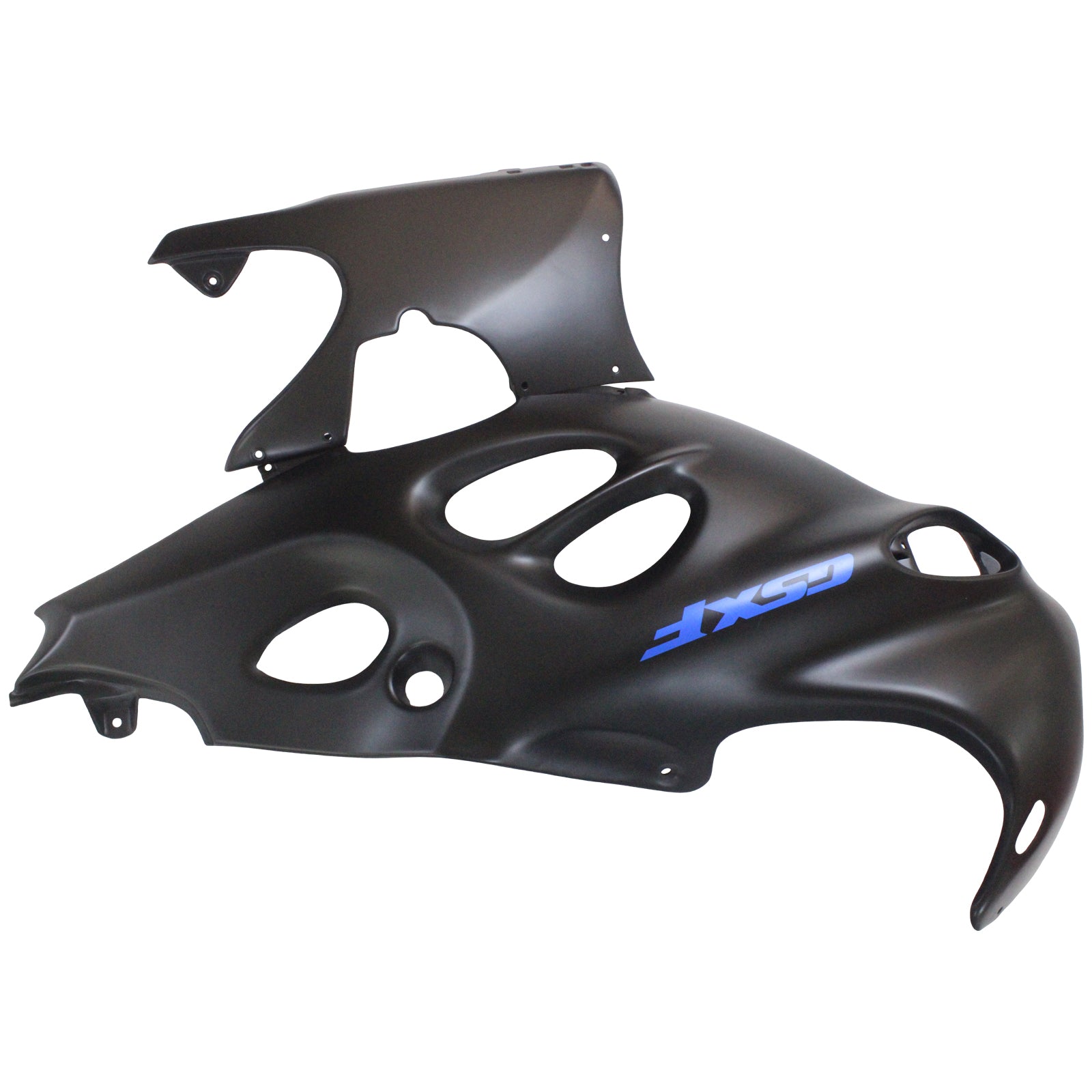 Amotopart Verkleidungssatz für Suzuki Katana GSXF600/750, 1998–2006, Schwarz mit blauem Logo