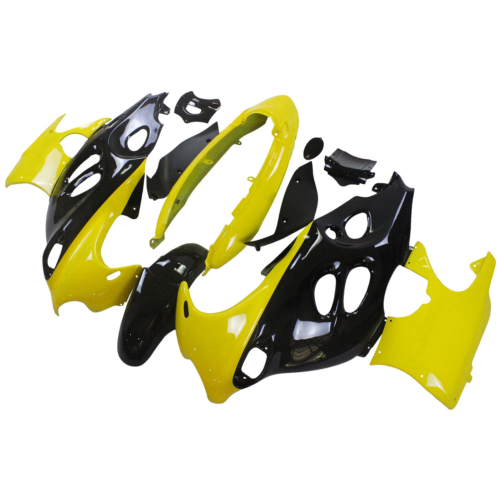 Amotopart 2003-2006 Suzuki Katana GSXF600/750 Fairing Black&Yellow Kit
