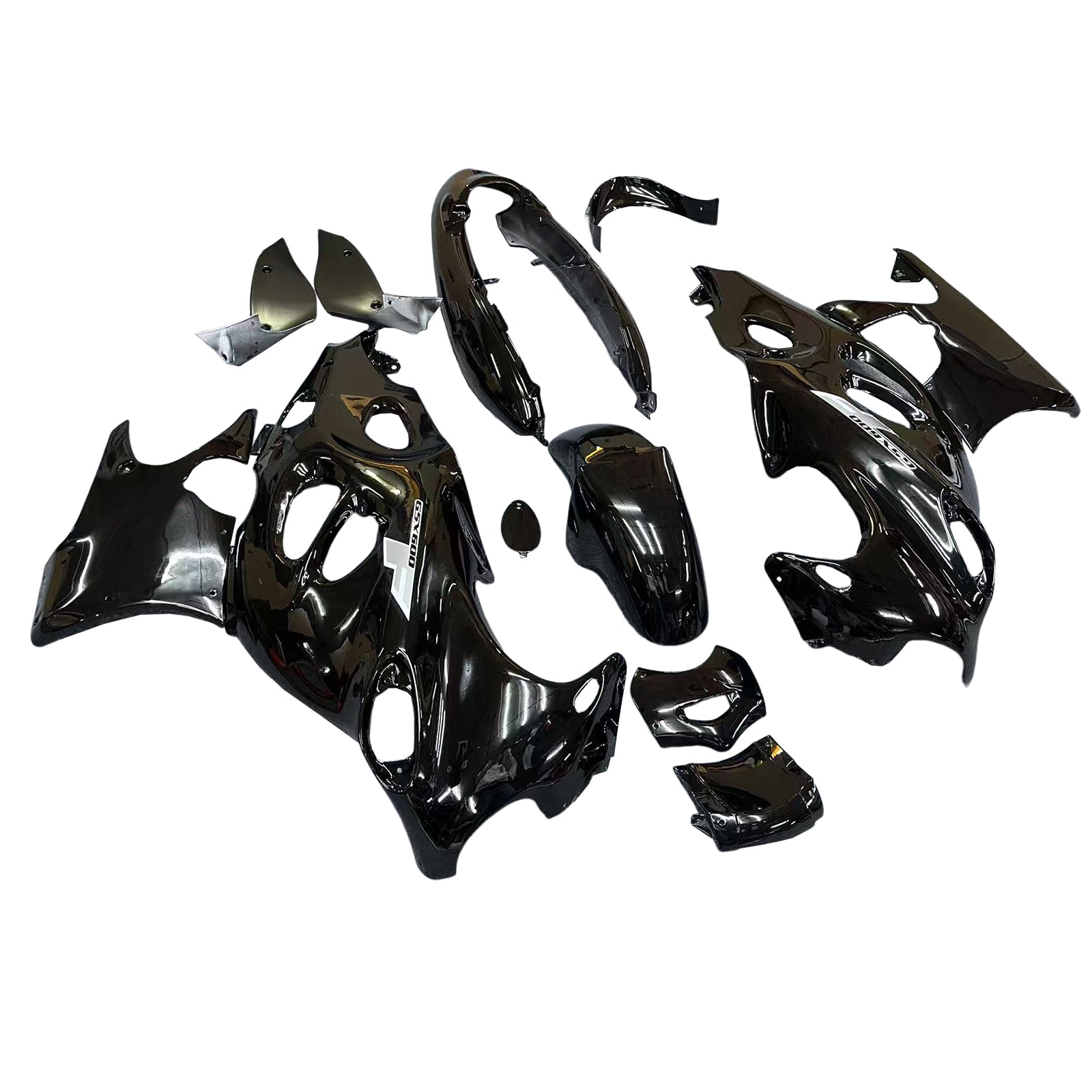 Amotopart 2003-2006 Suzuki Katana GSX600F GSX750F Gloss Black Fairing Kit
