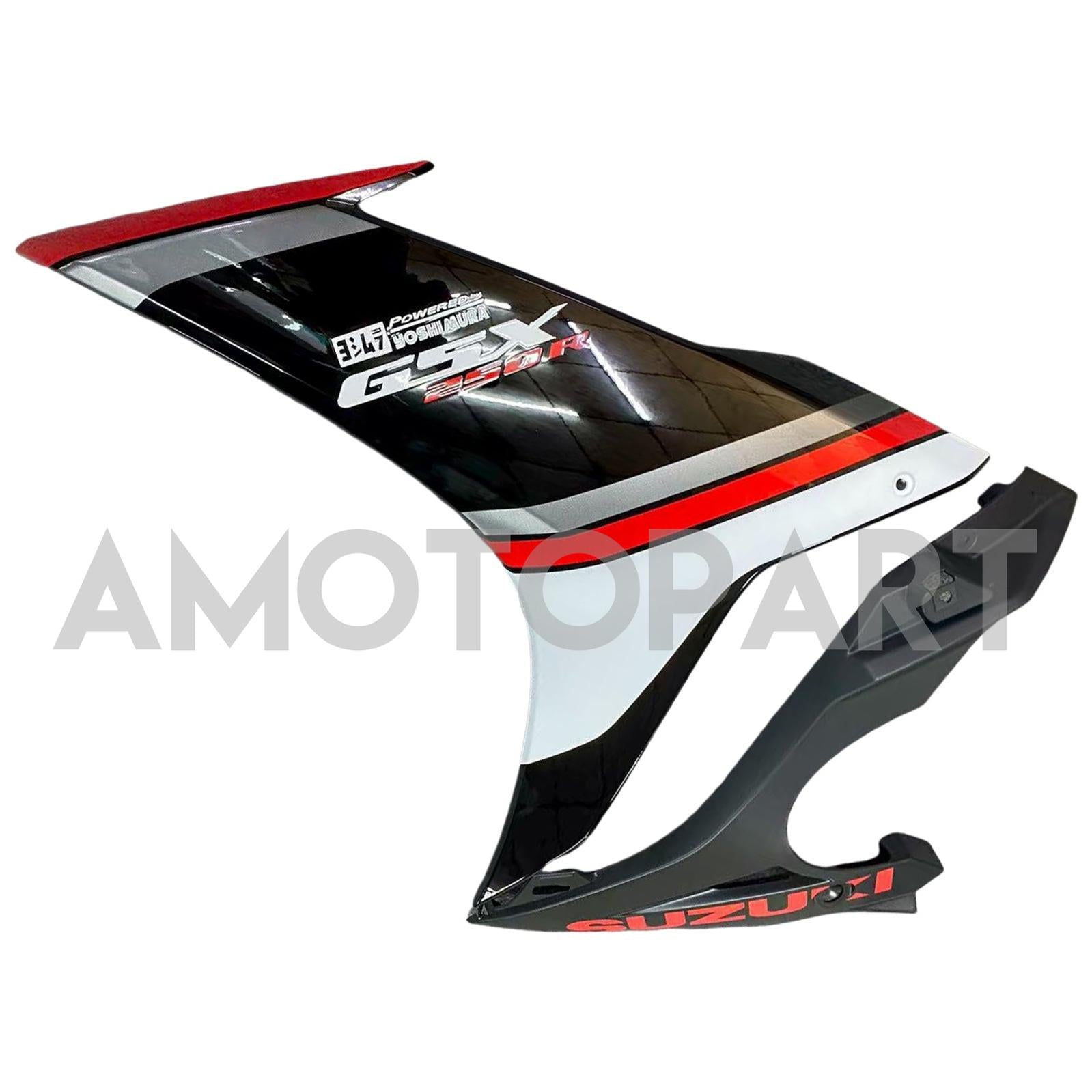Amotopart 2017-2020 スズキ GSX250R フェアリング レッド&ブラックキット