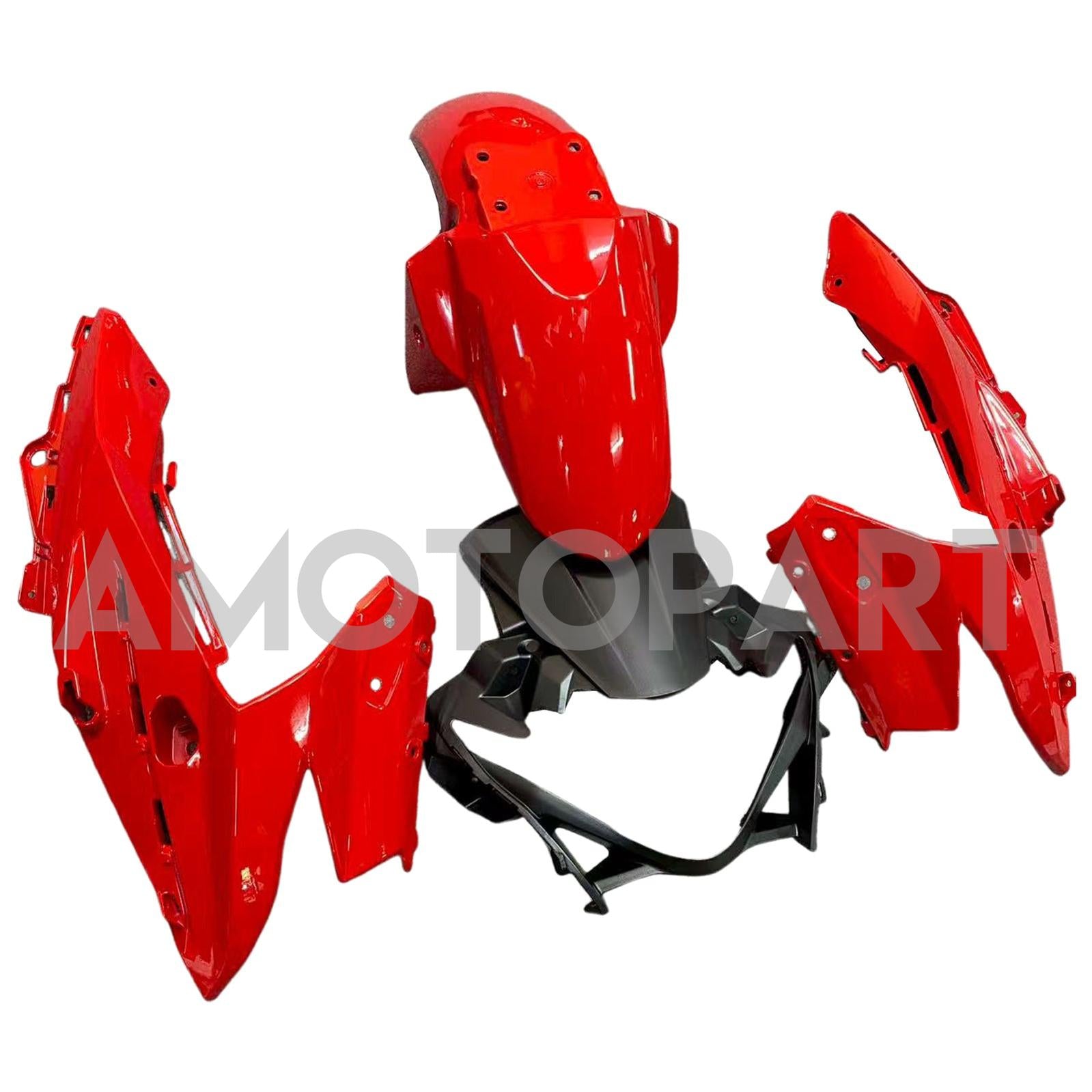 Amotopart 2017-2020 スズキ GSX250R フェアリング レッド&ブラックキット