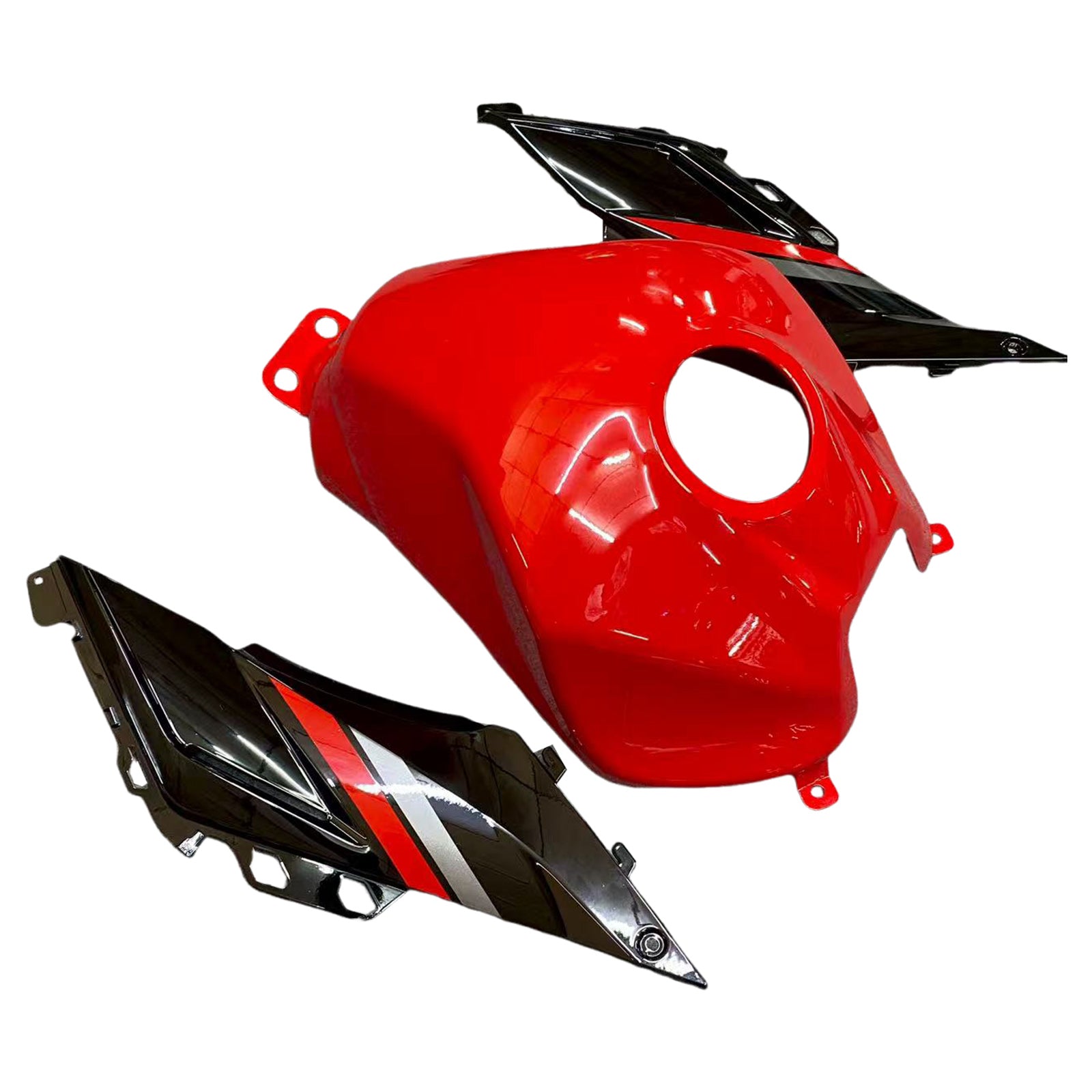 Amotopart 2017-2020 Suzuki GSX250R Fairing Red&Black Kit