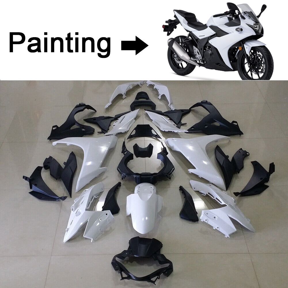 Amotopart 2017-2020 Suzuki GSX250R Fairing White Kit