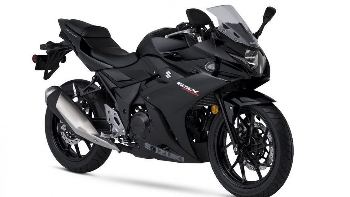 Amotopart 2017-2020 Suzuki GSX250R Kit de carénage noir mat