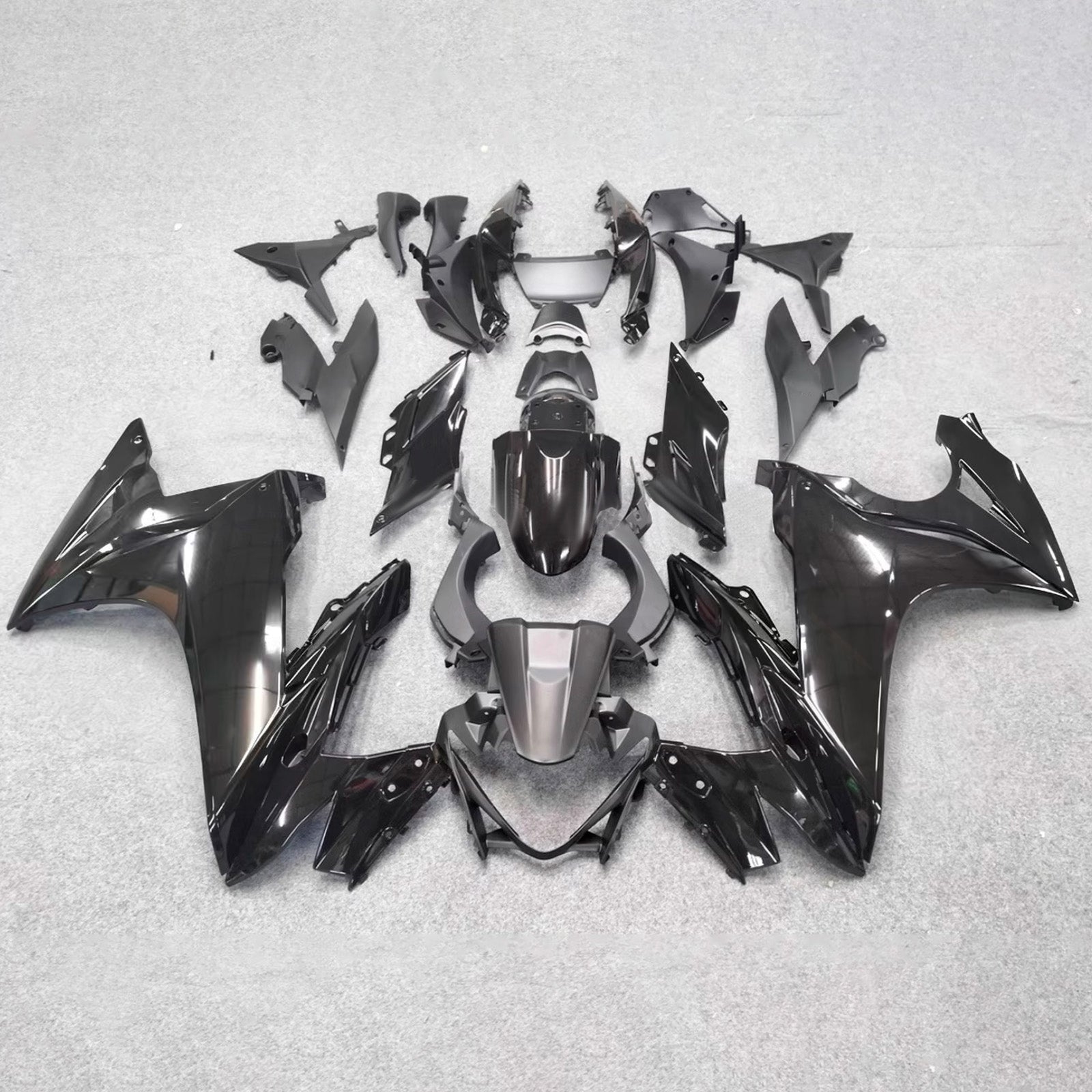Amotopart 2017-2020 Suzuki GSX250R Black White Fairing Kit
