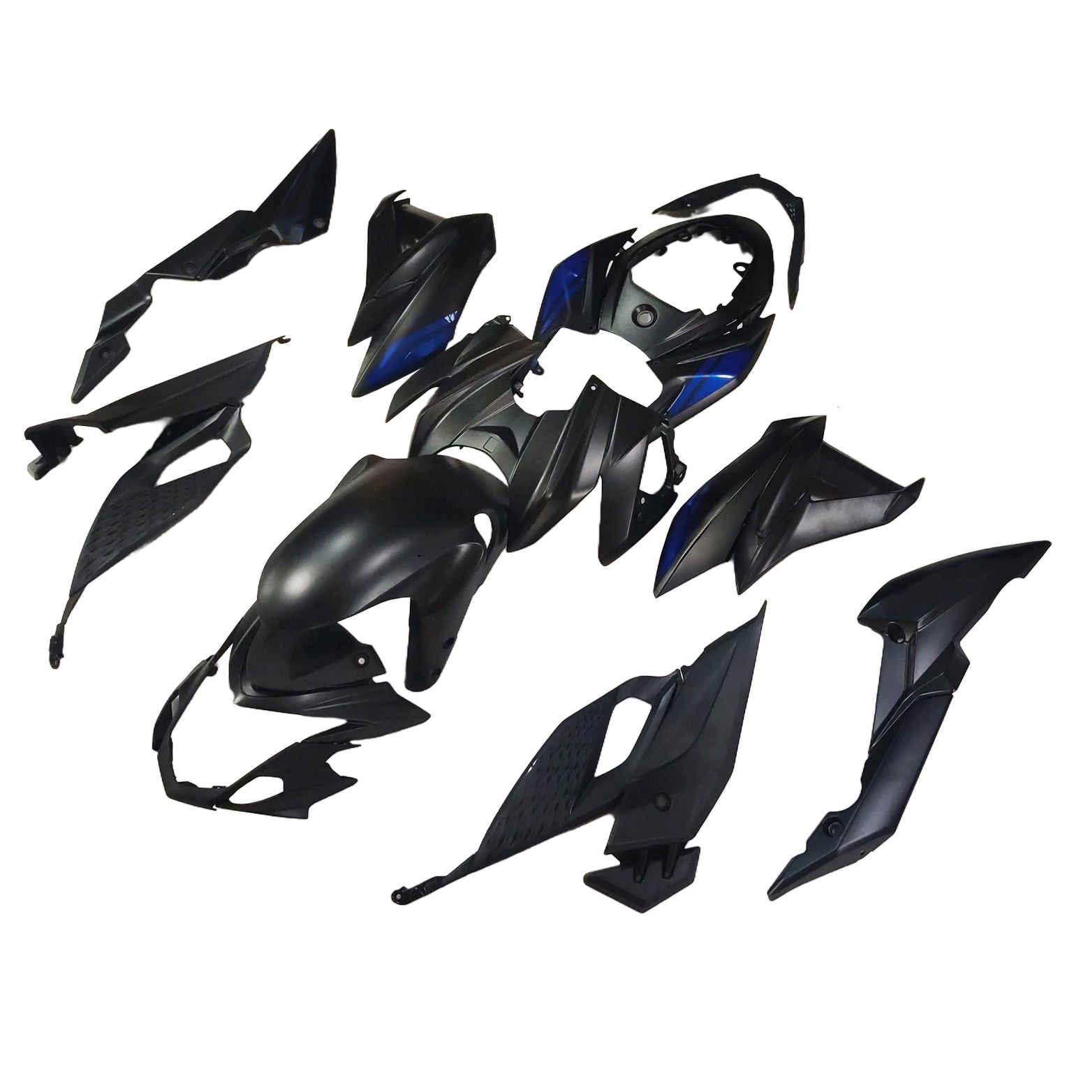 Amotopart 2017-2022 Suzuki GSX-S 750 Verkleidung Schwarz&Buchstaben-Set
