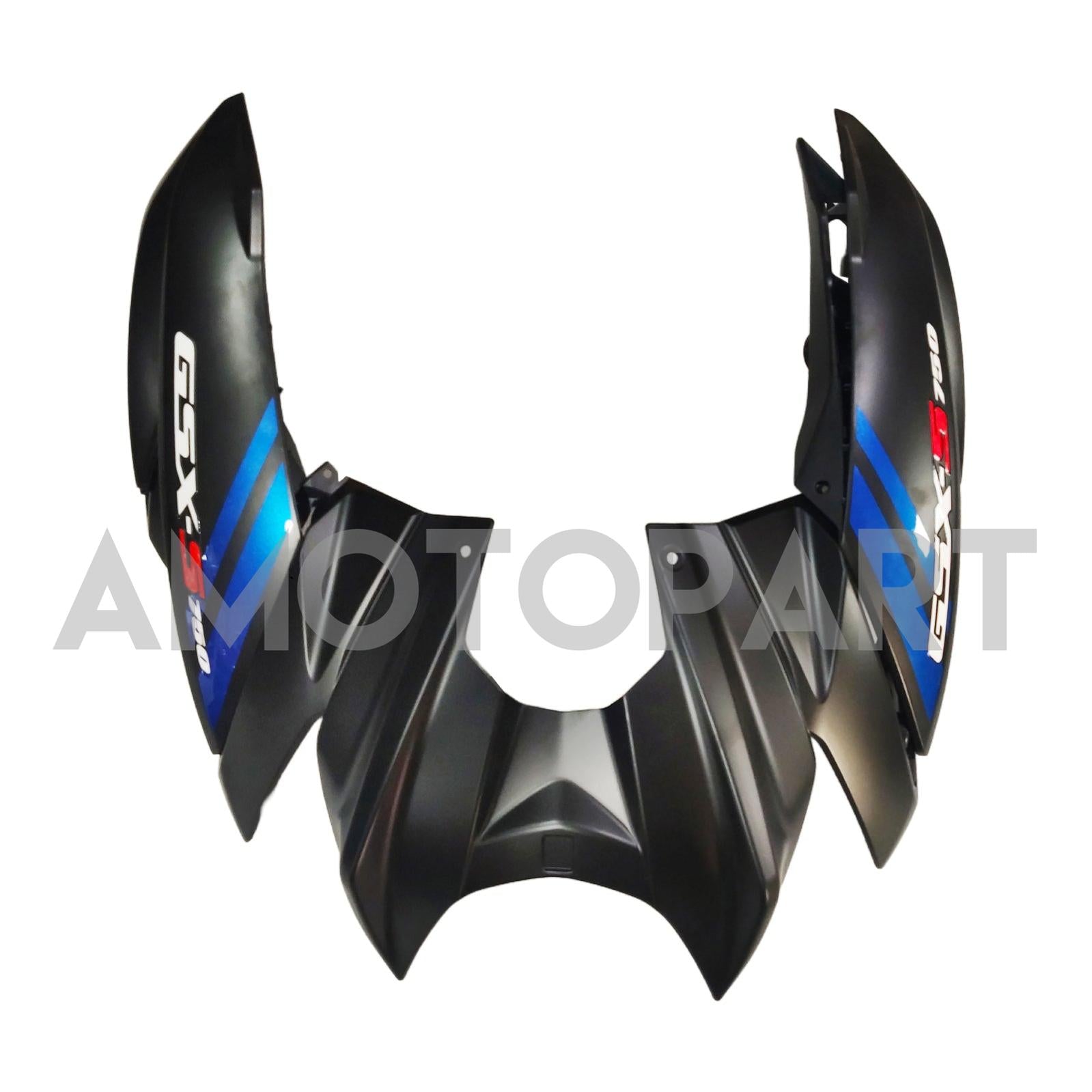 Amotopart 2017-2022 Suzuki GSX-S 750 Fairing Black & Letter Zestaw