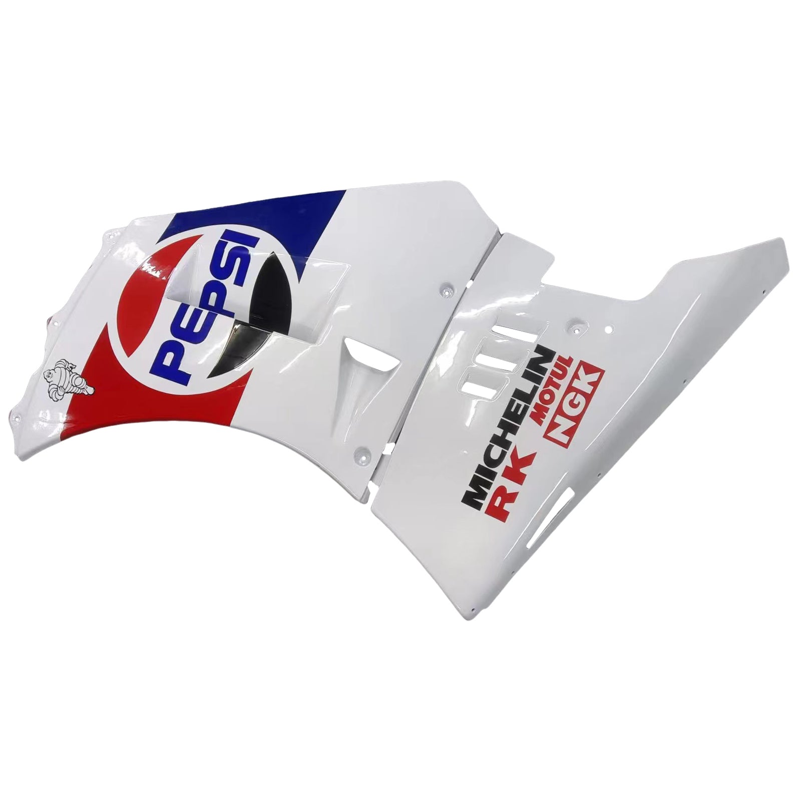 Amotopart 1984-1987 Suzuki RG500 RG400 Gamma Fairing Pepsi White Kit