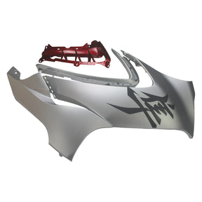 Amotopart 2021-2023 Suzuki Hayabusa GSX1300R Silver with Red Fairing Kit