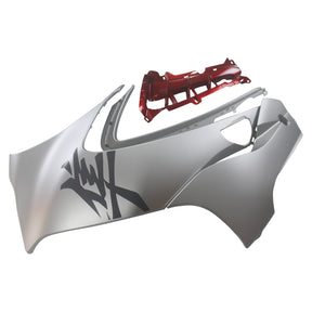 Amotopart 2021-2023 Suzuki Hayabusa GSX1300R Silver with Red Fairing Kit