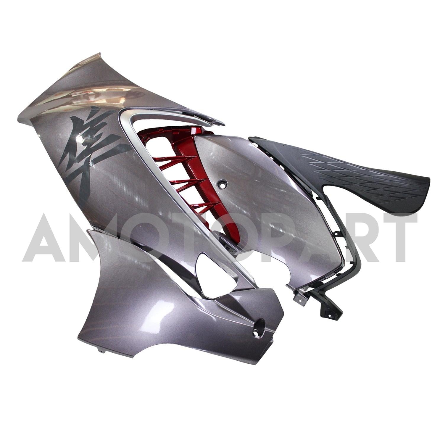 Amotopart 2021-2025 Suzuki Hayabusa GSX1300R Gray With Logo Fairing Kit