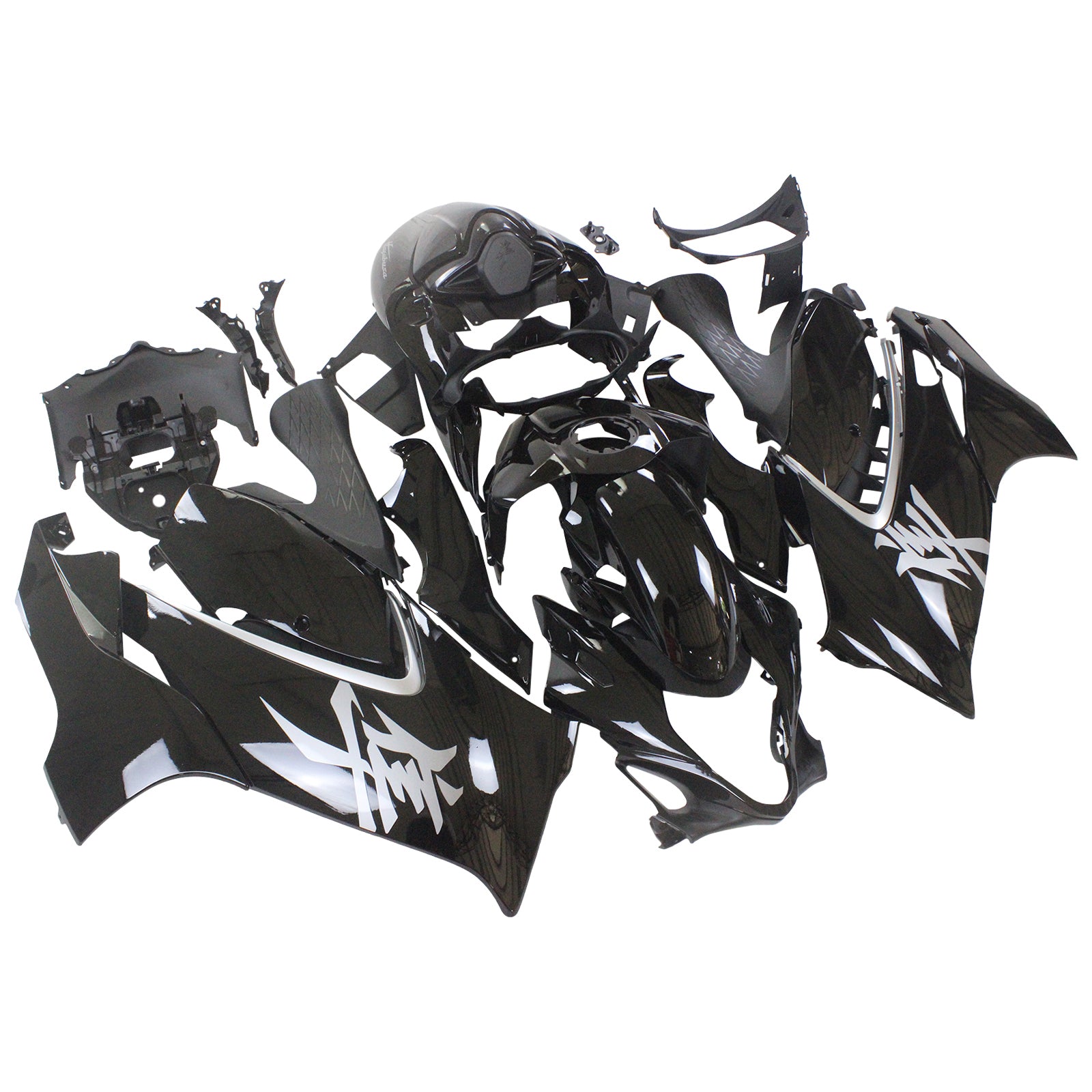 Amotopart 2021-2025 Suzuki Hayabusa GSX1300R Gloss Black Fairing Kit