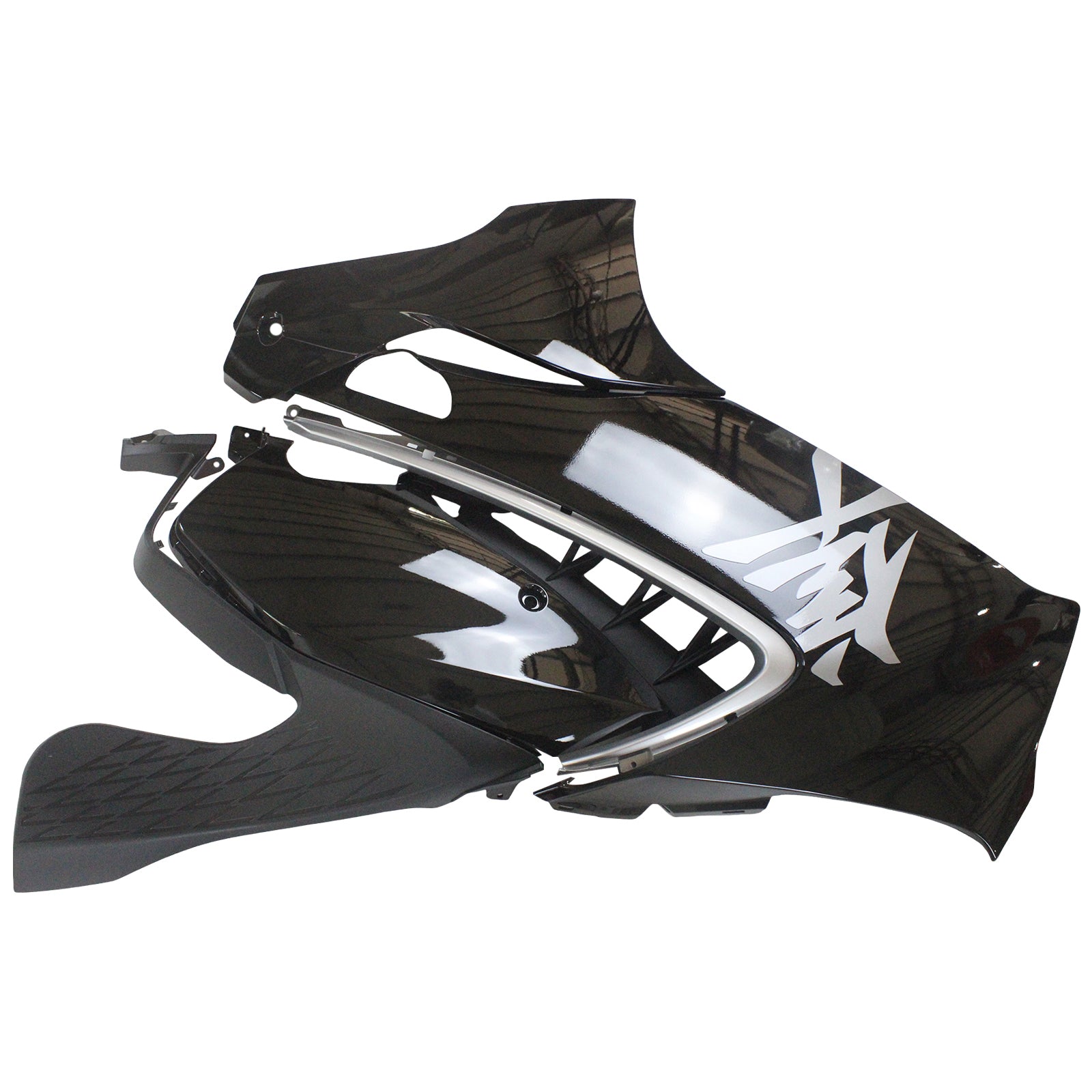 Amotopart 2021–2025 Suzuki Hayabusa GSX1300R glänzend schwarzes Verkleidungsset