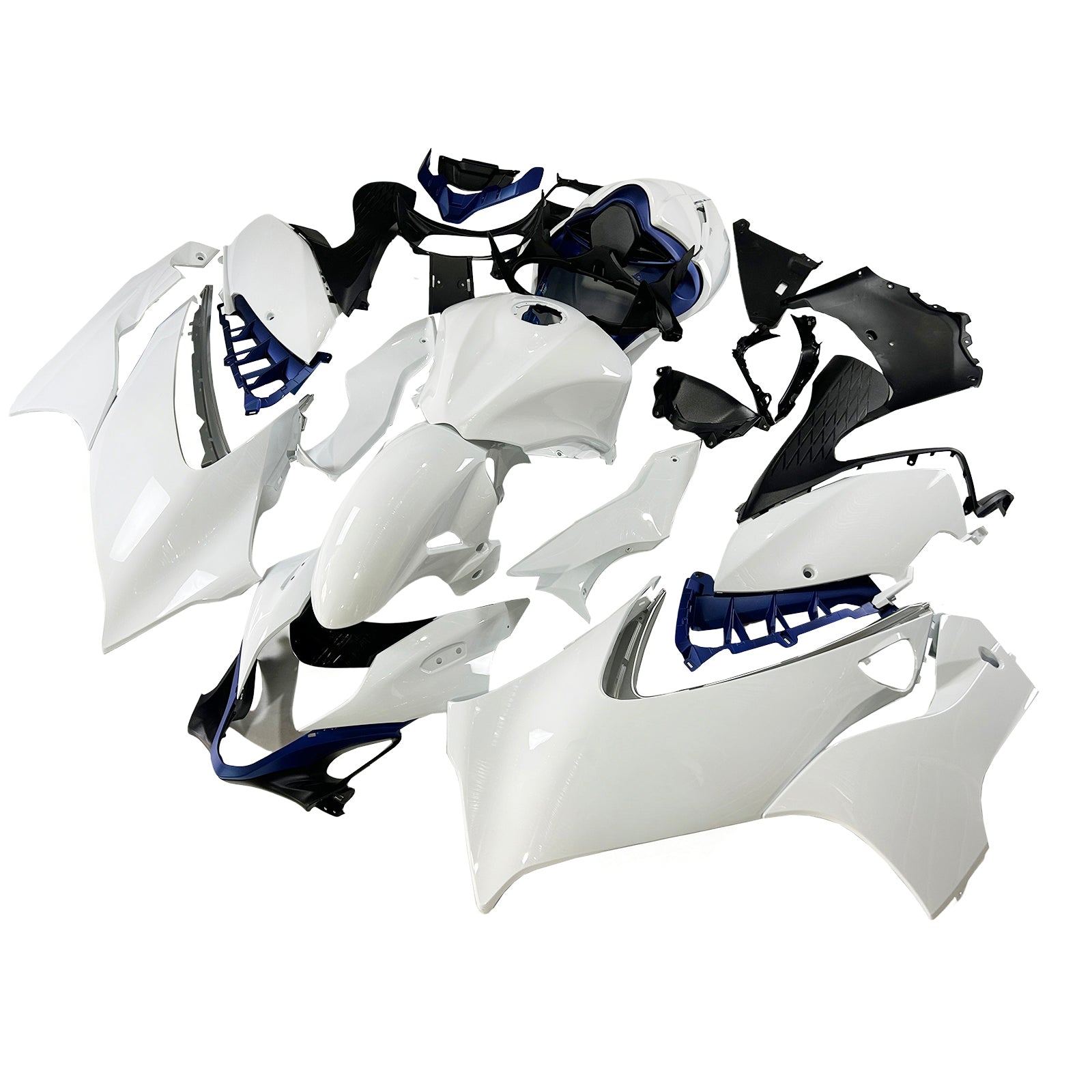 Amotopart 2021-2025 Suzuki Hayabusa GSX1300R White Fairing Kit