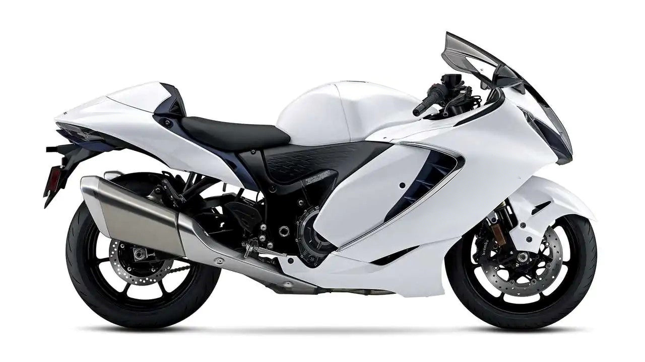 Amotopart 2021-2025 Suzuki Hayabusa GSX1300R White Fairing Kit