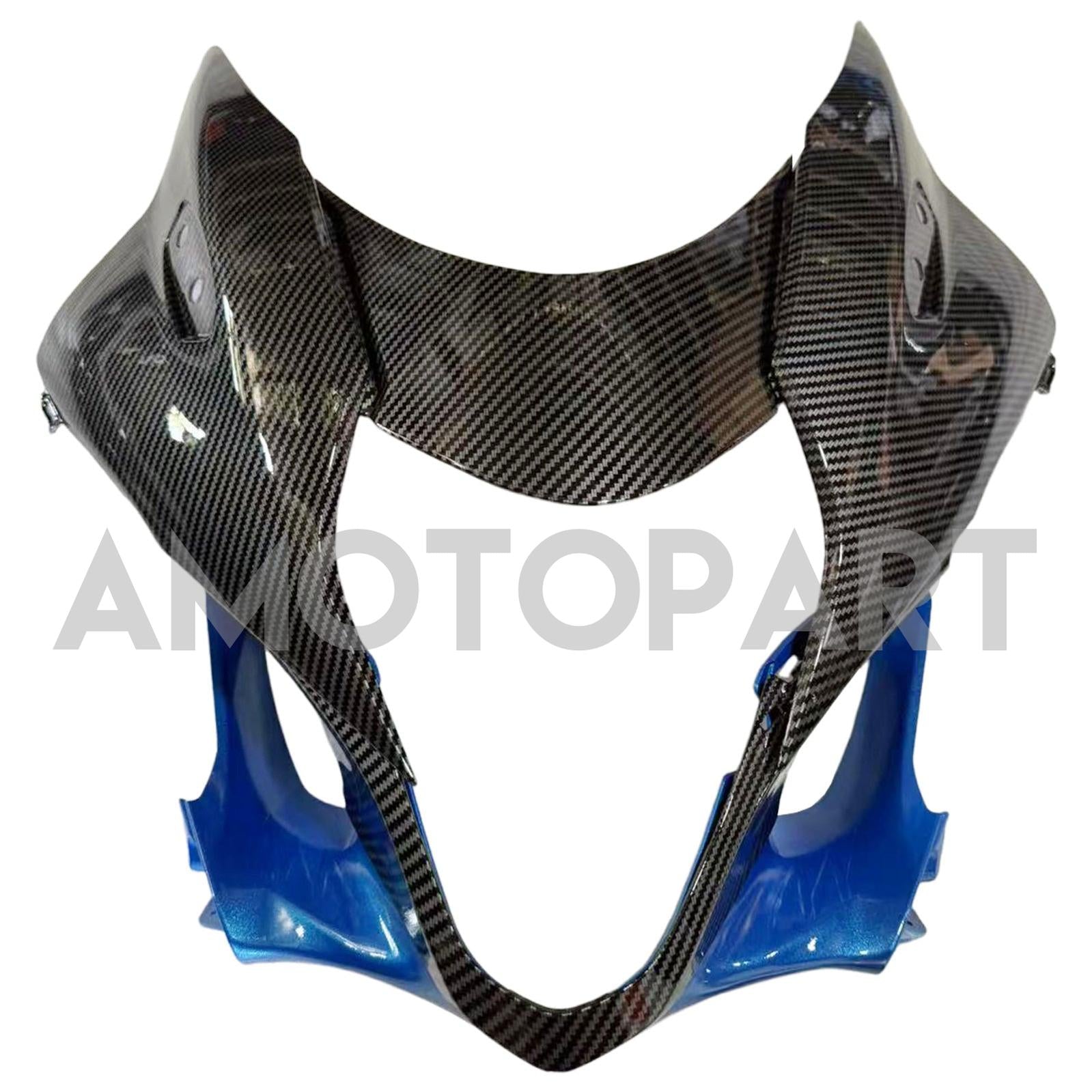 Amotopart 2021-2025 Suzuki Hayabusa GSX1300R Blau ＆ Kohlefaser-Musterverkleidungskit