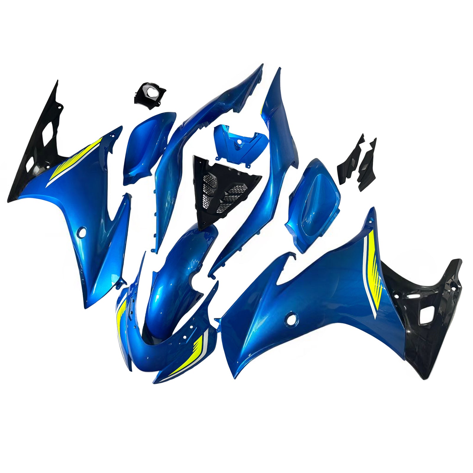 Amotopart 17-24 Suzuki GSX-R125 Black Blue Fairing Kit  (Only suitable for the US version)