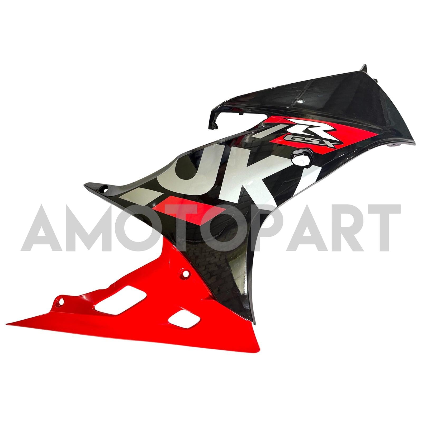 AMOTOPART 2017-2024 Suzuki GSX-R125 Kit de carénage noir rouge glossy (adapté uniquement à la version américaine)