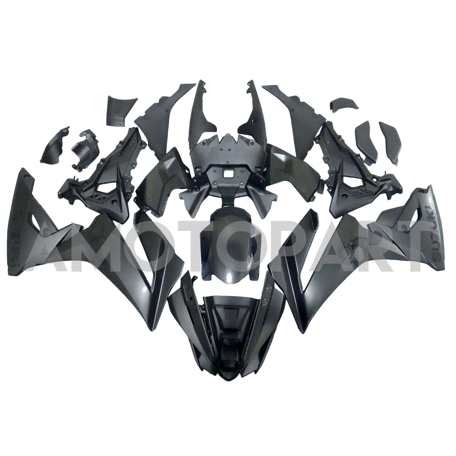 Amotopart 2024-2025 Kit de carénage noir Suzuki GSX-8R