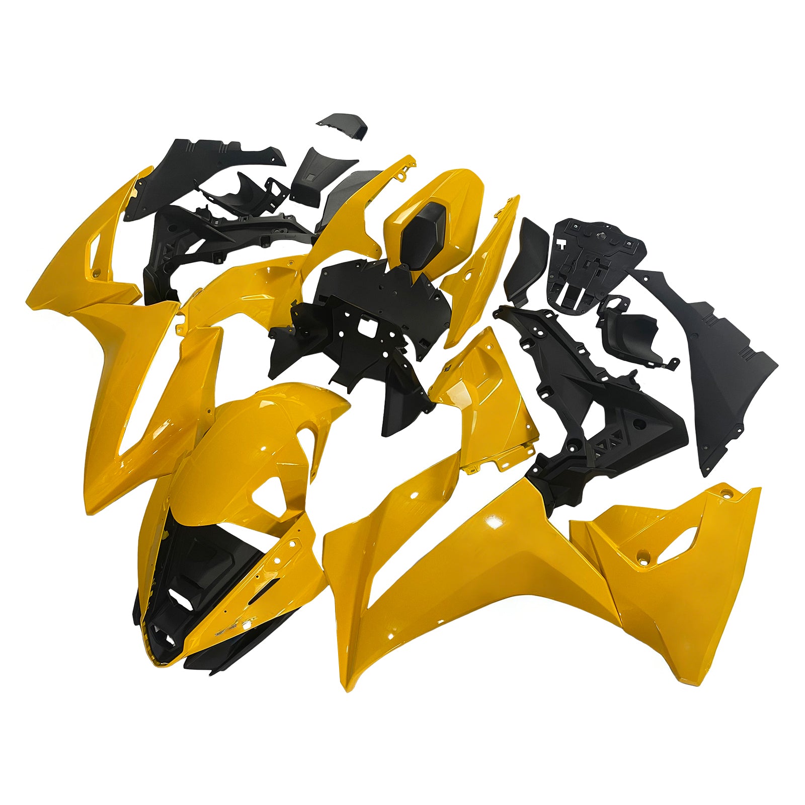 Amotopart 2024-2025 スズキ GSX-8R イエロー フェアリングキット