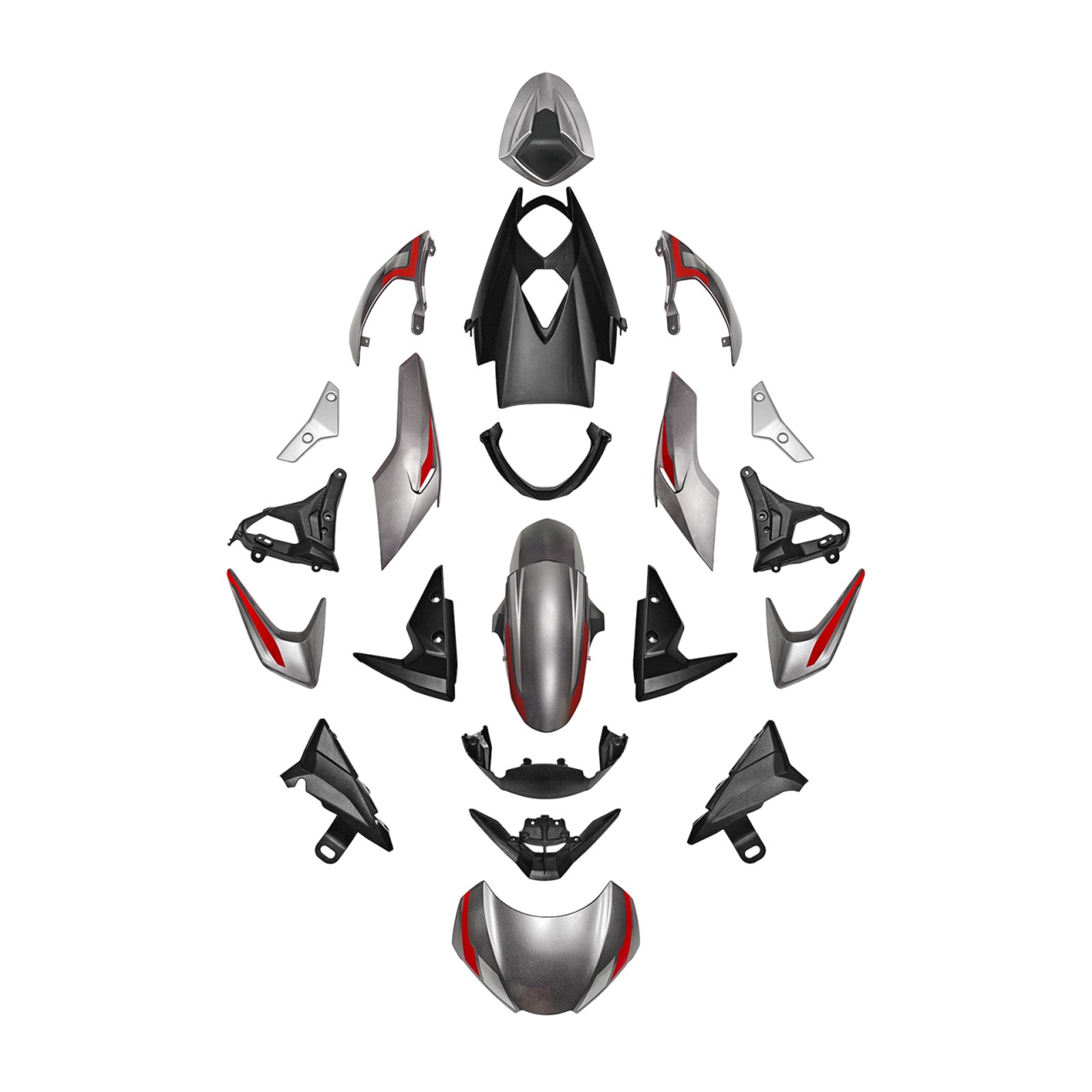 Amotopart 2020-2022 Collection de kits de carénage Triumph Street Triple 765 R/RS