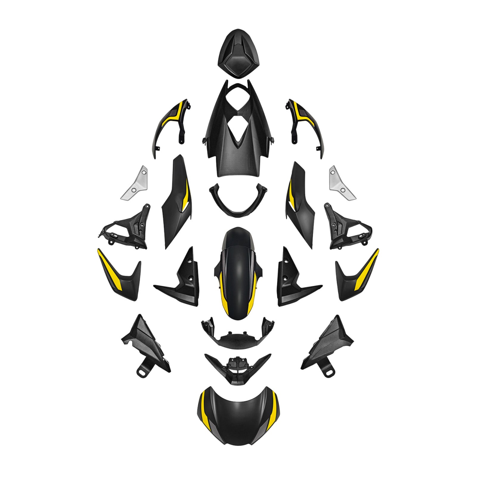Amotopart 2020-2022 Collection de kits de carénage Triumph Street Triple 765 R/RS