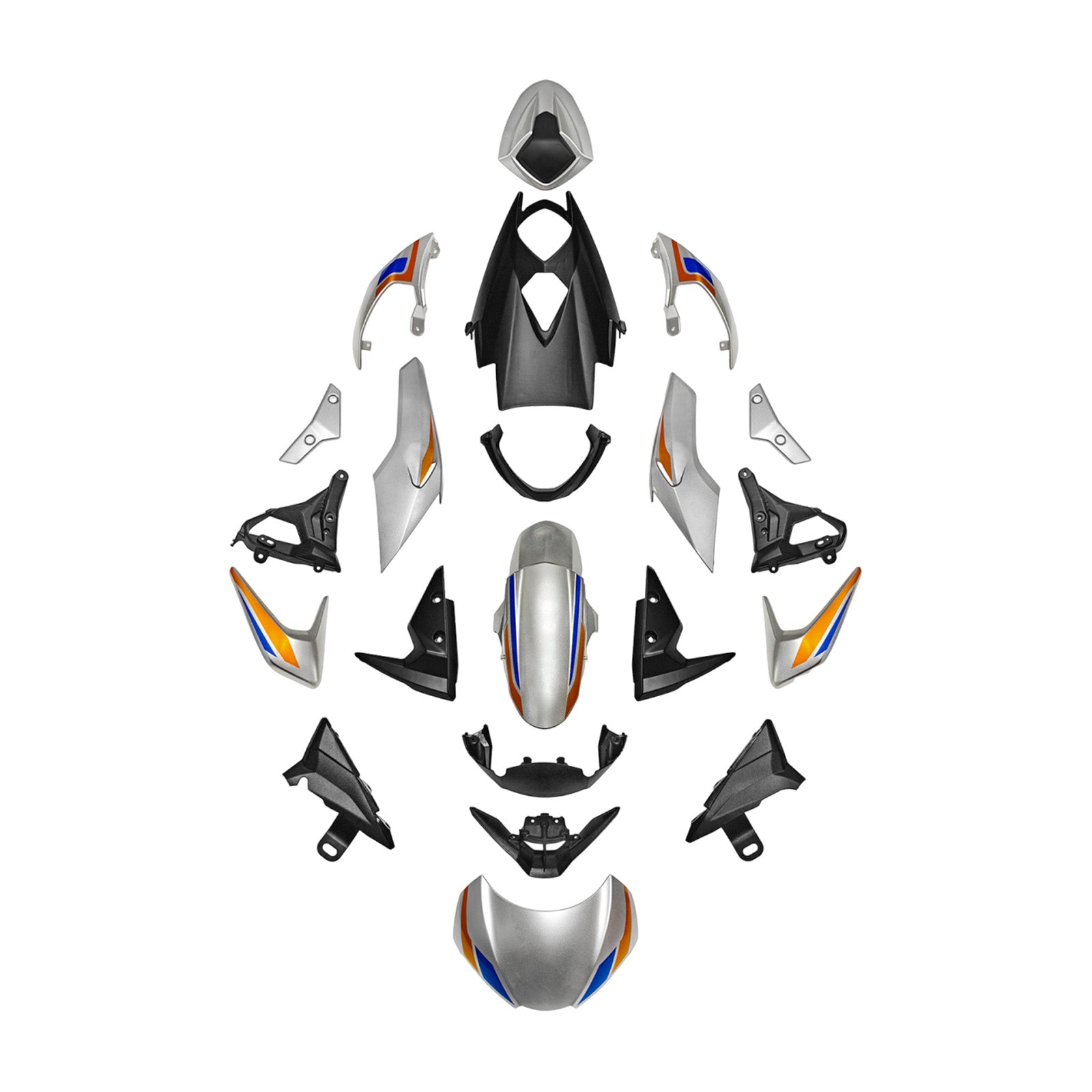 Amotopart 2020-2022 Collection de kits de carénage Triumph Street Triple 765 R/RS