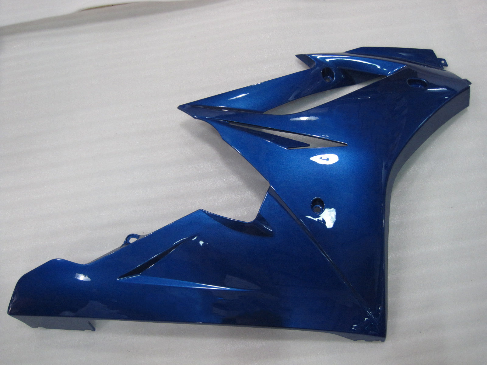Amotopart 2006-2008 Triumph Daytona 675 Kit de carénage bleu blanc