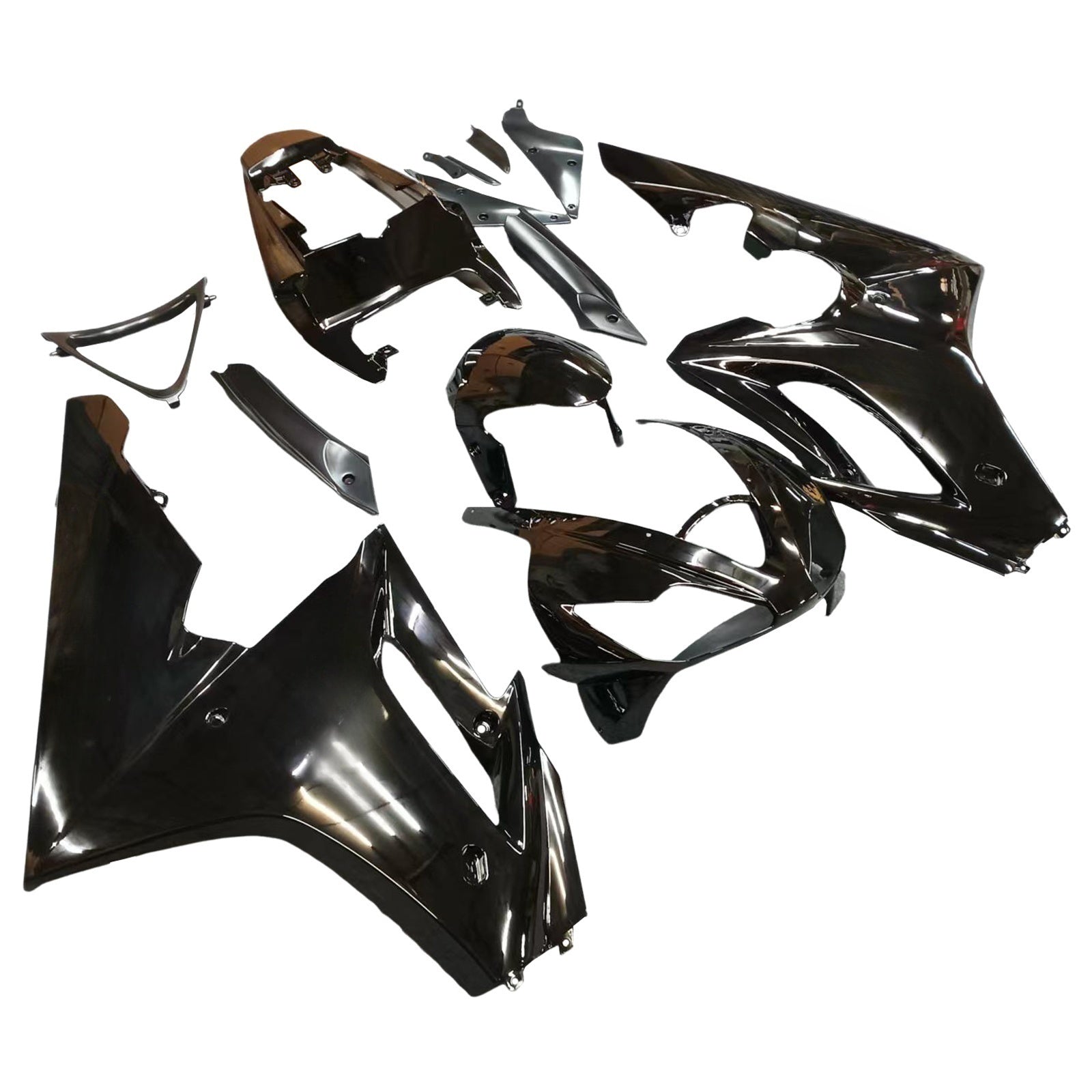 Amotopart Fairings  Triumph Daytona 675 2006-2008 Gloss Black Fairing Kit