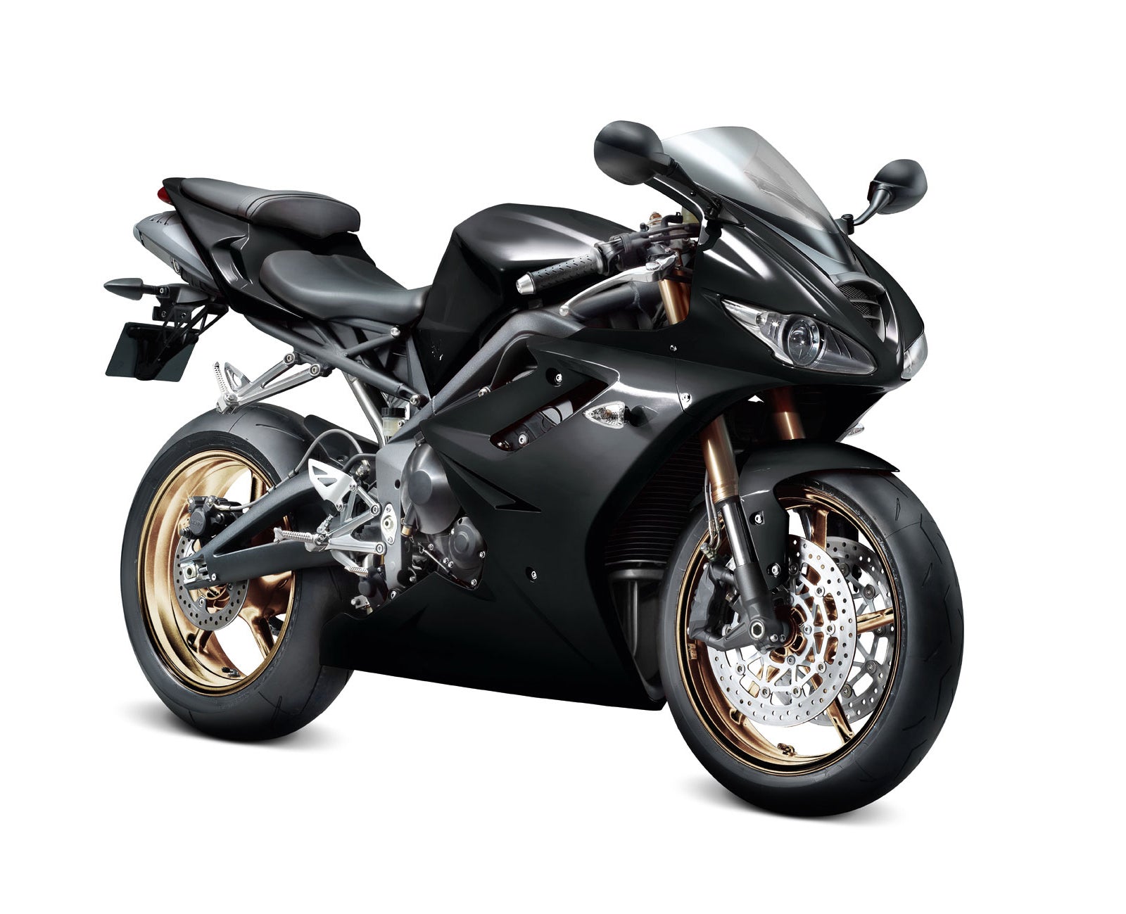 Amotopart フェアリング Triumph Daytona 675 2006-2008 グロスブラック フェアリングキット
